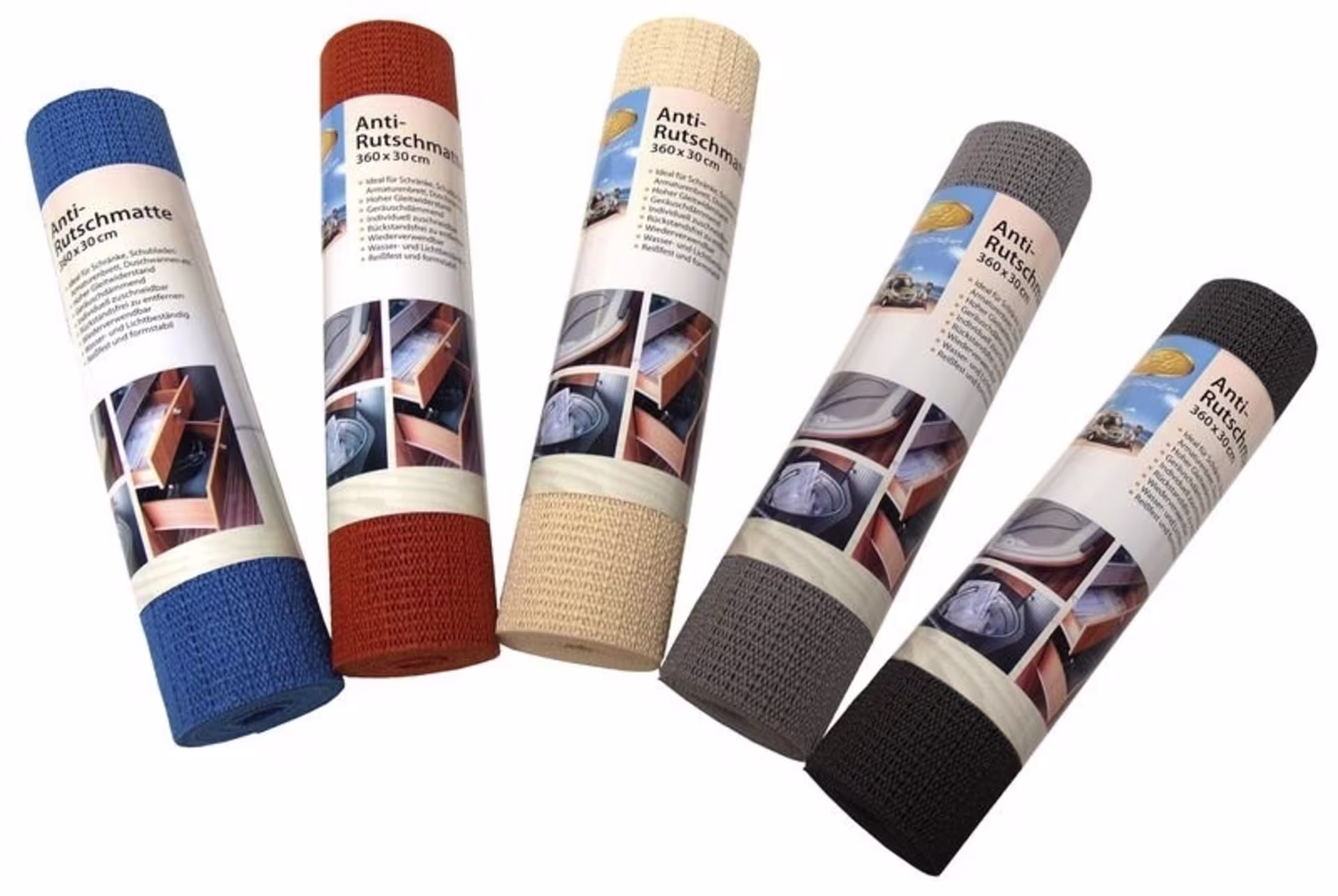 Tapis antidérapant bleu 30x360cm - Tapis polyvalent Anti-Slip de Camp4