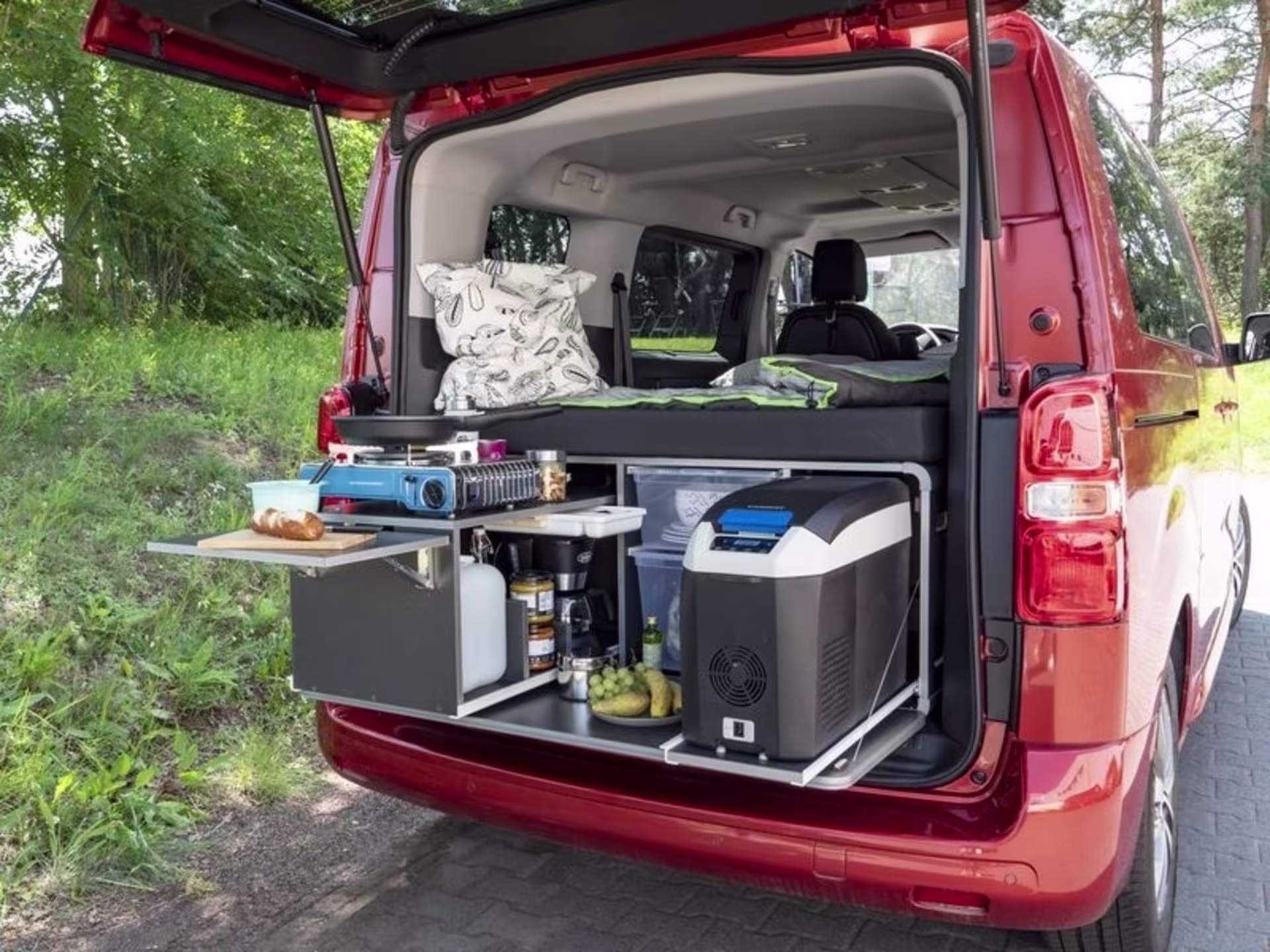 Campingbox M für VW Caddy und andere Minicamper und Minivans
