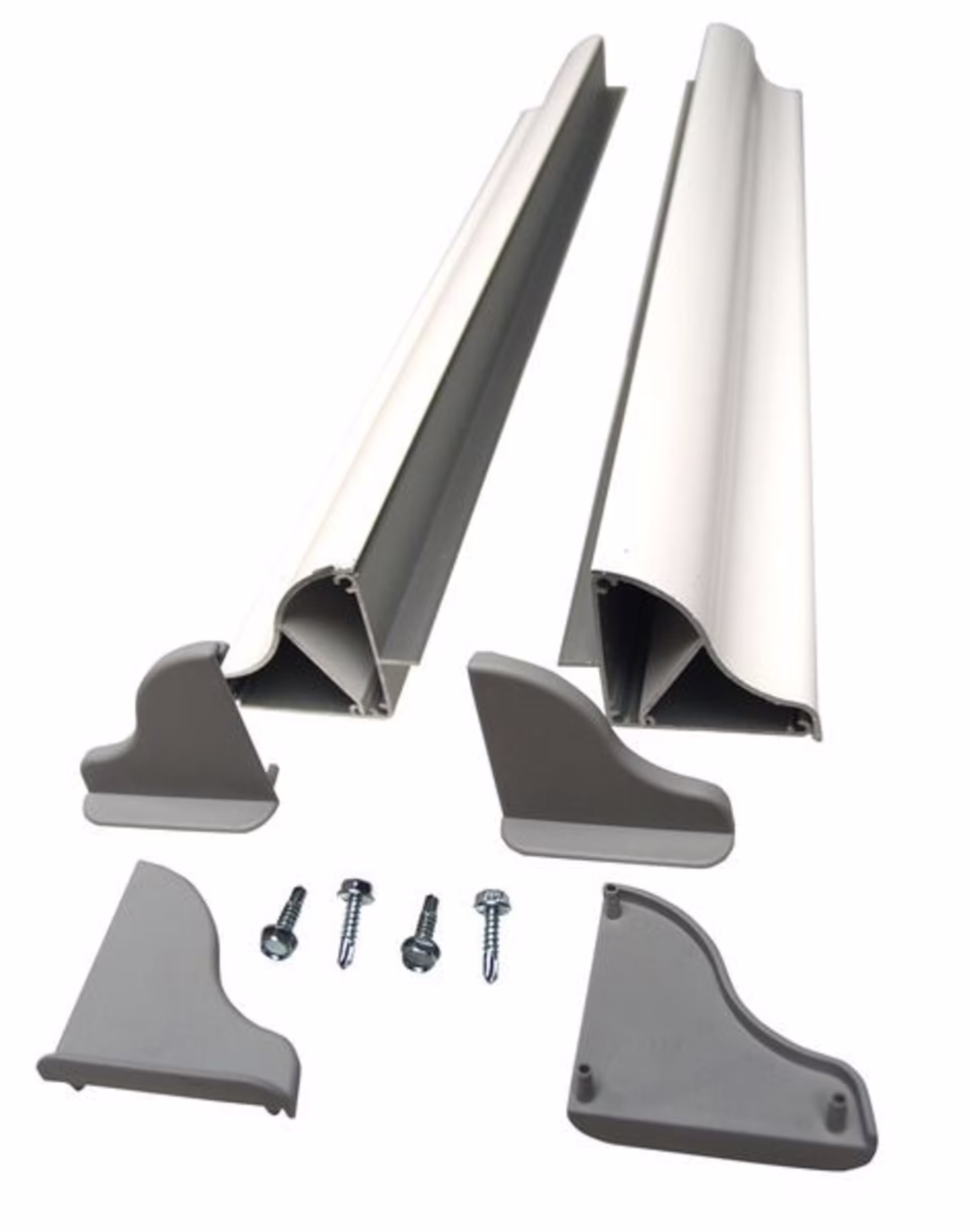 Kit de montage en aluminium pour panneau solaire - largeur jusqu'à 550 mm - blanc
