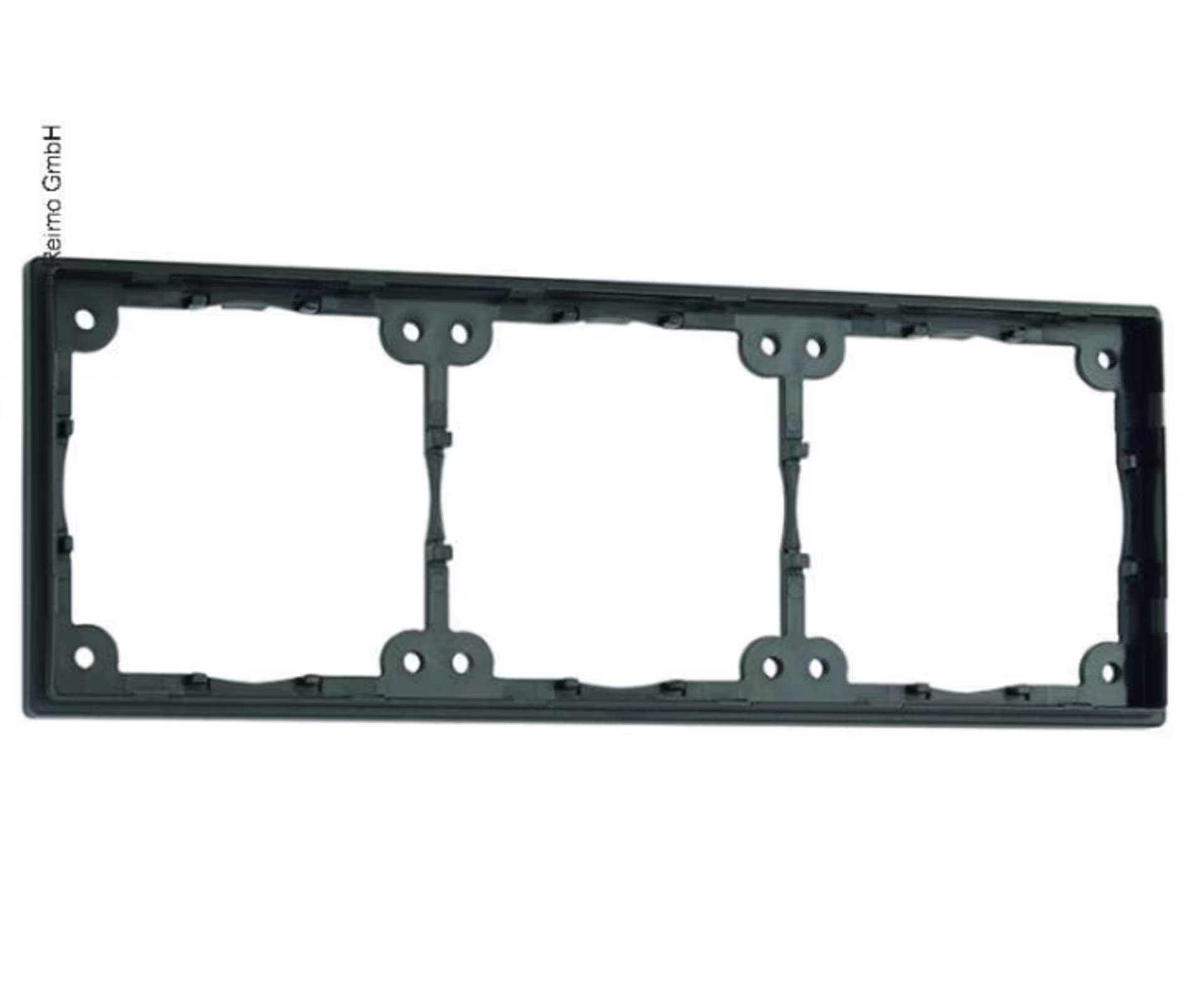 Presto Cadre d'espacement triple, noir, hauteur 12mm