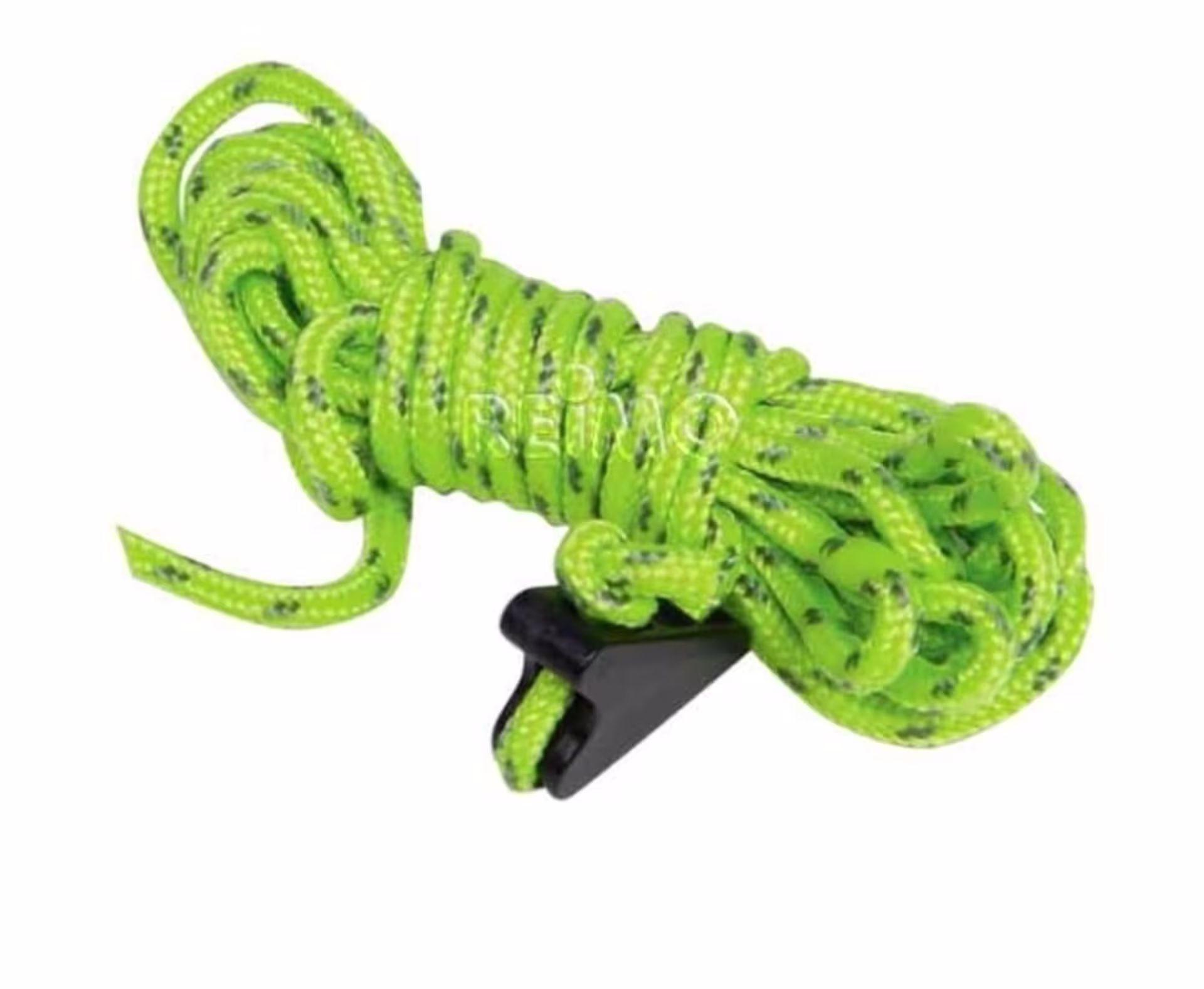 Corde de tension verte avec tendeur rapide, 3m de long, Ø 3mm, 4 pièces
