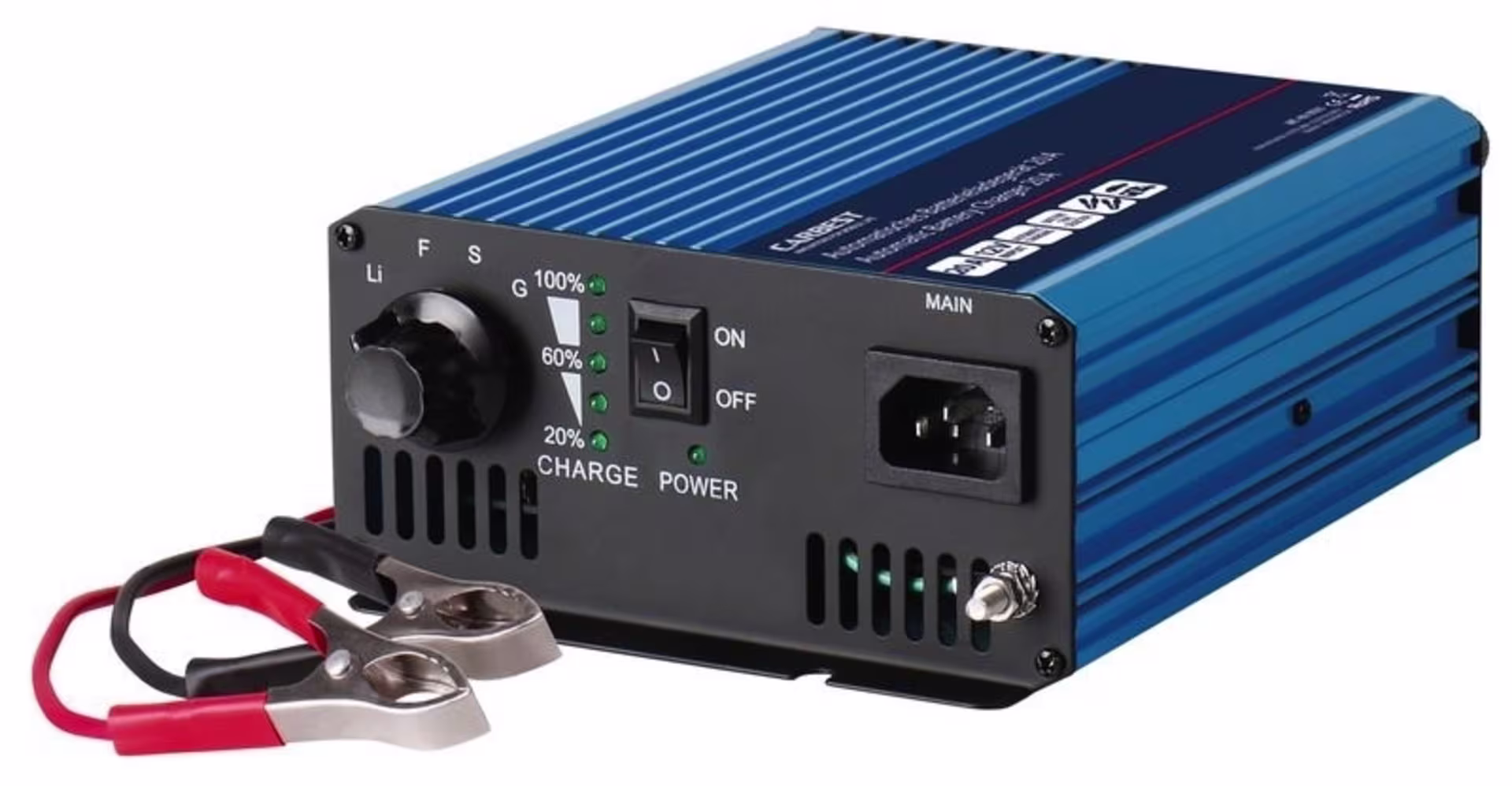 Carbest Batterieladegerät 20 Ampere / 12 Volt mit 3-Stufen Ladung