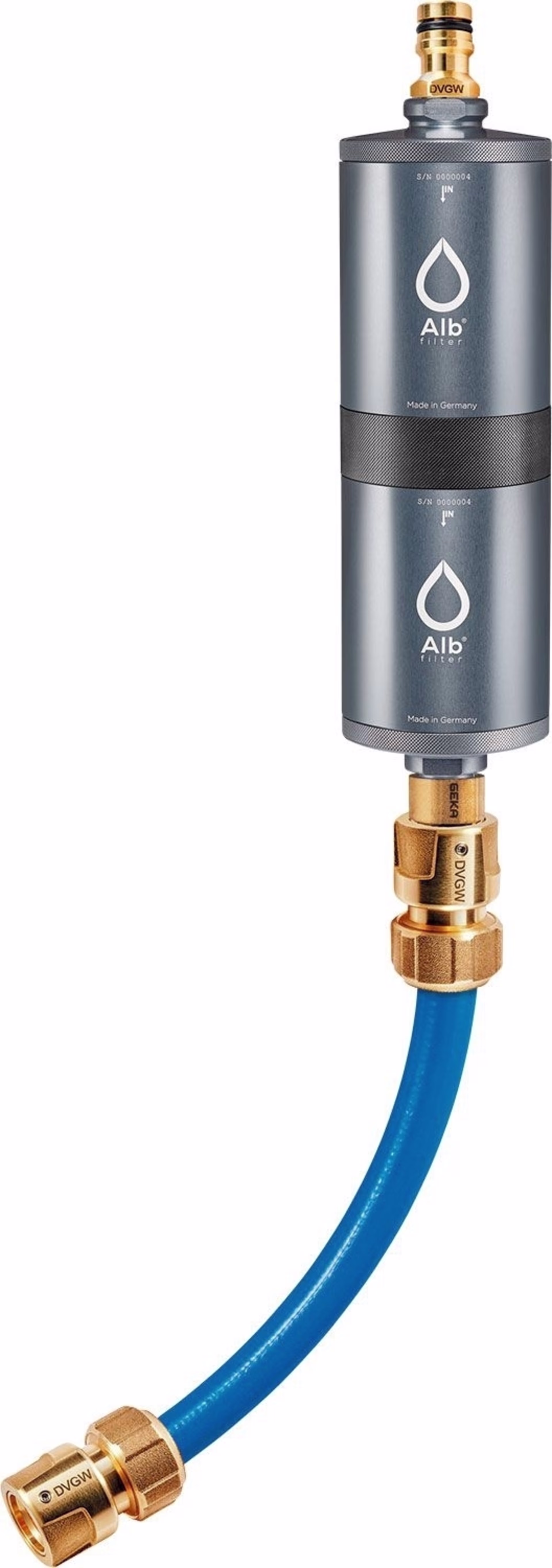 Alb Filter FUSION Active+Nano Trinkwasserfilter - Camping-Set: Mobil mit Koffer - Titan