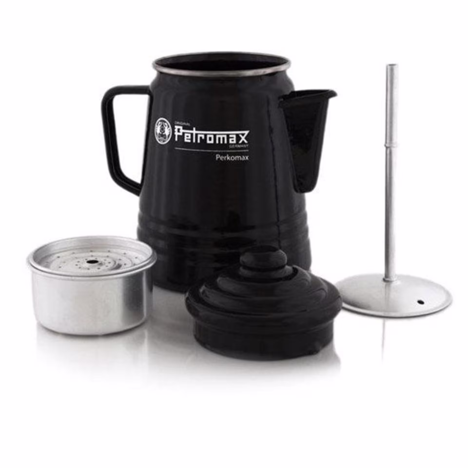 Petromax Perkomax Tee und Kaffee Perkolator 1,3 Liter schwarz