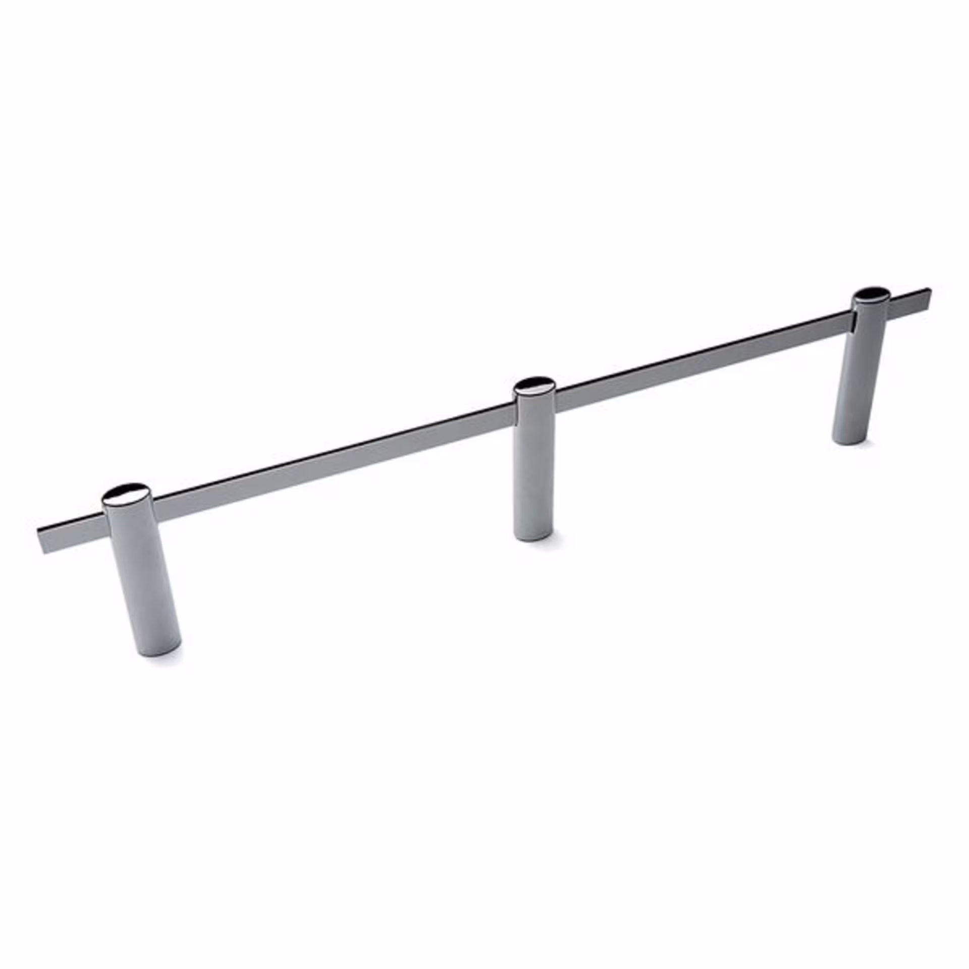 Kunststoff-Schiene für Gallery Rail System in Chrom-Optik
