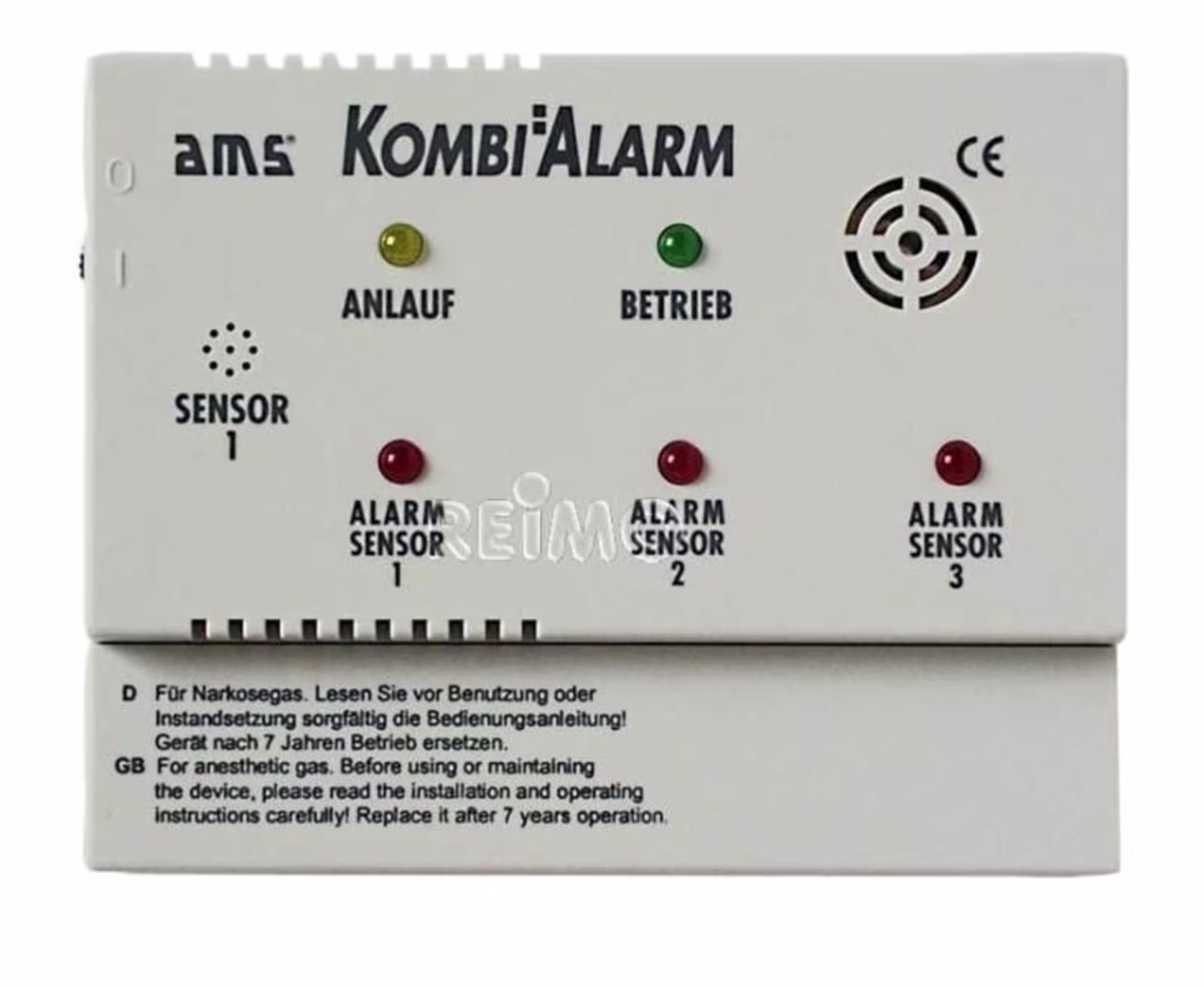 Détecteur de gaz AMS alarme combinée 12V