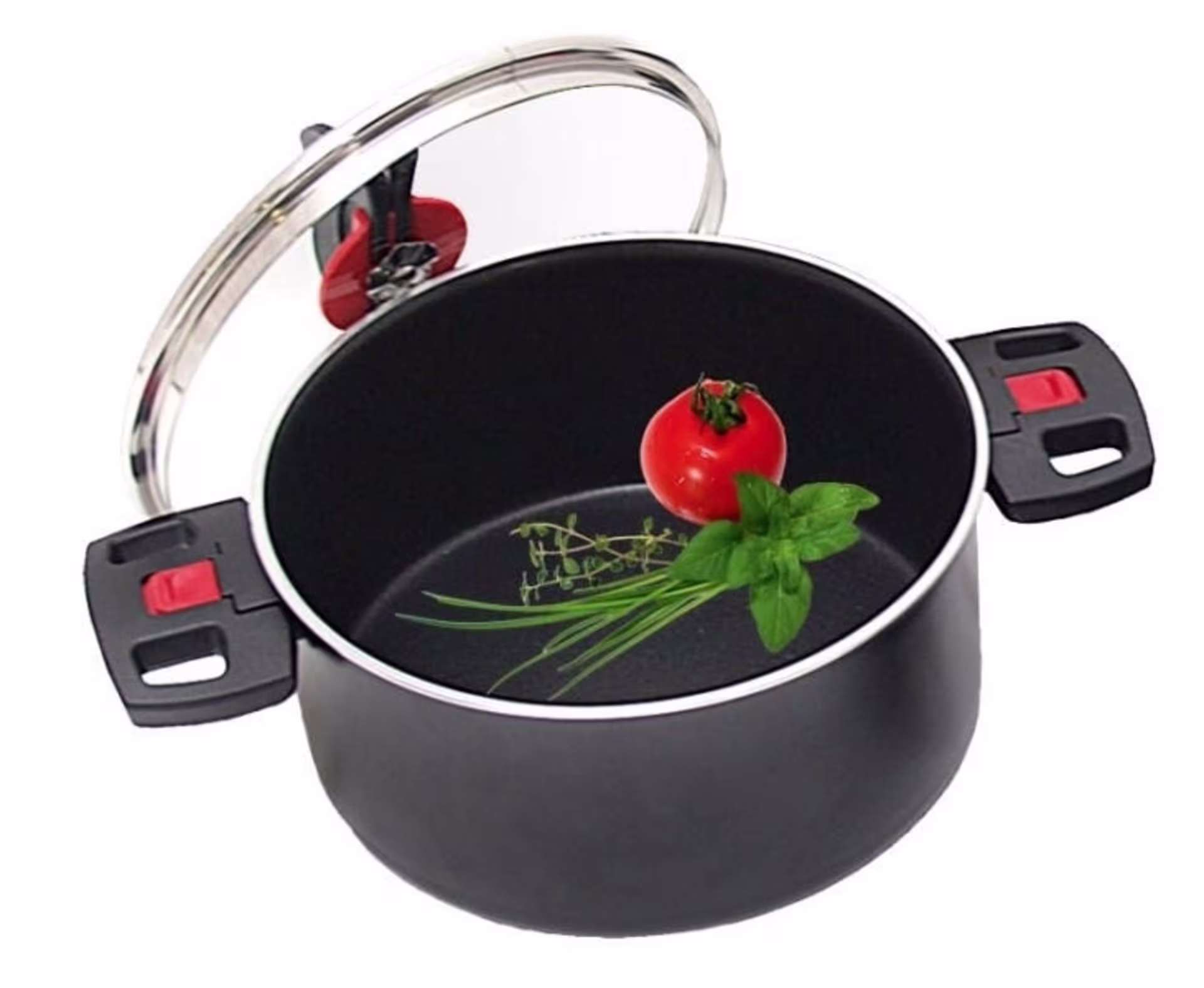Kochtopf Exclusiv 24cm schwarz ohne Deckel