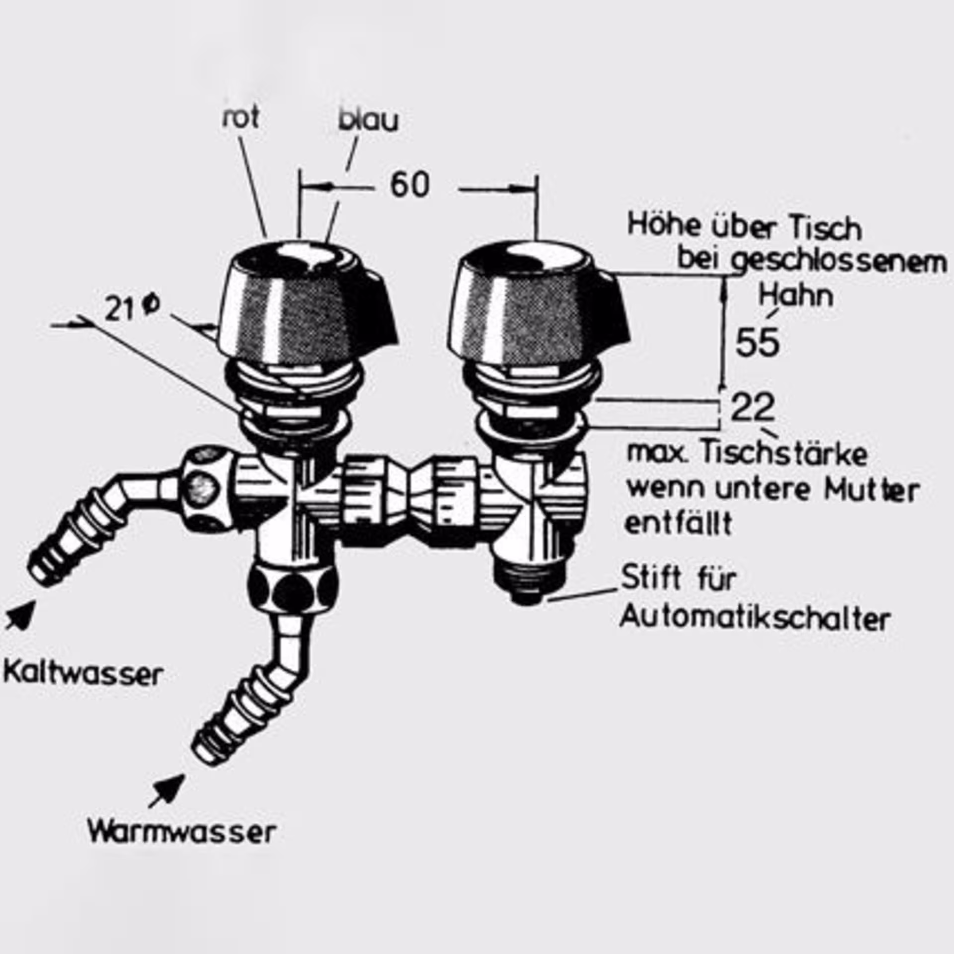 Vormischer Carletta mit Absperrh