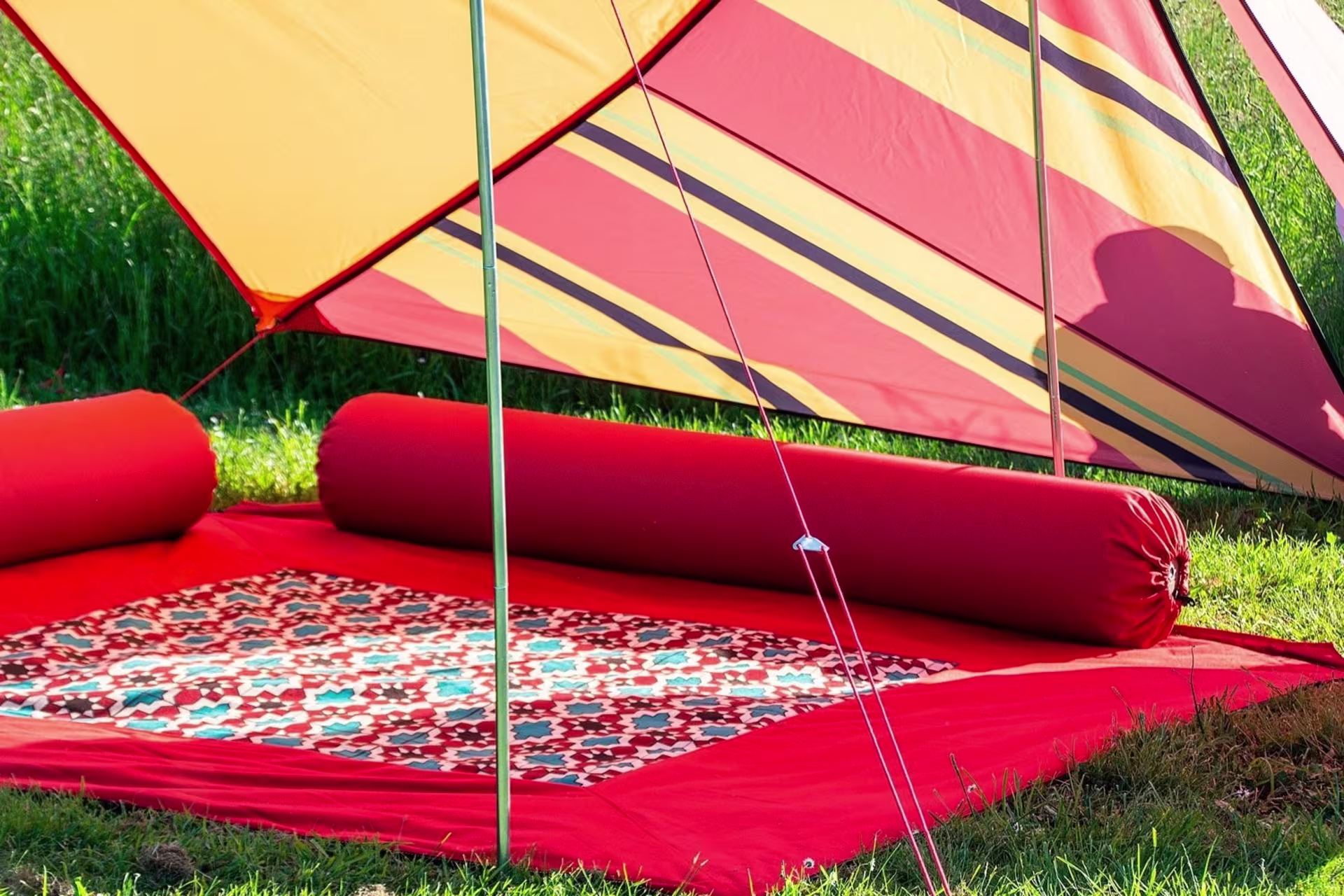 Bent Kissenrolle Zip-XL Lounger ocker