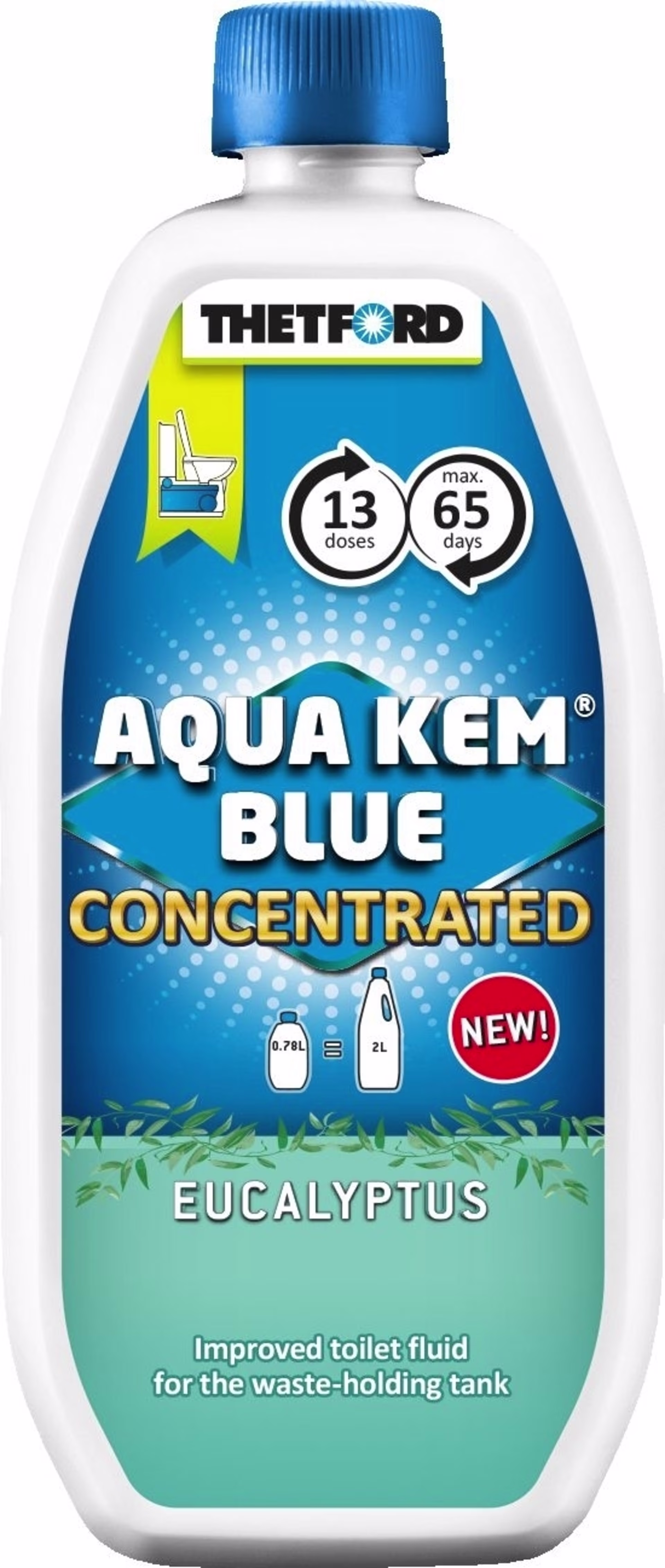 Thetford Aqua Kem Blue Concentrated Eucalyptus Sanitärflüssigkeit 780 ml