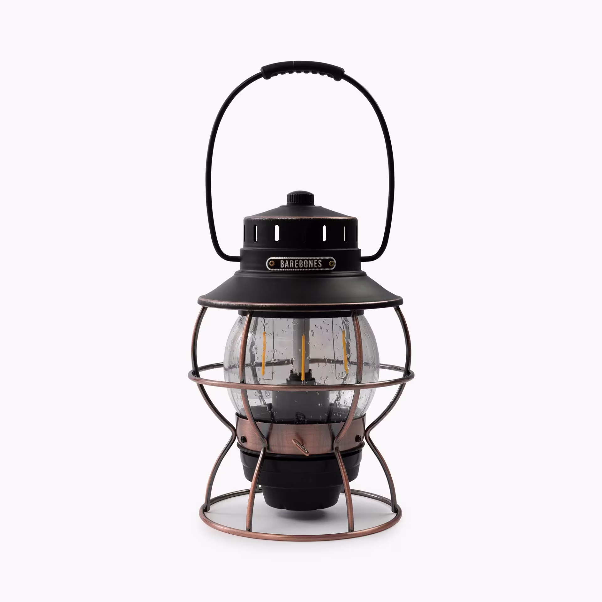 Barebones Railroad Lantern antique bronze
