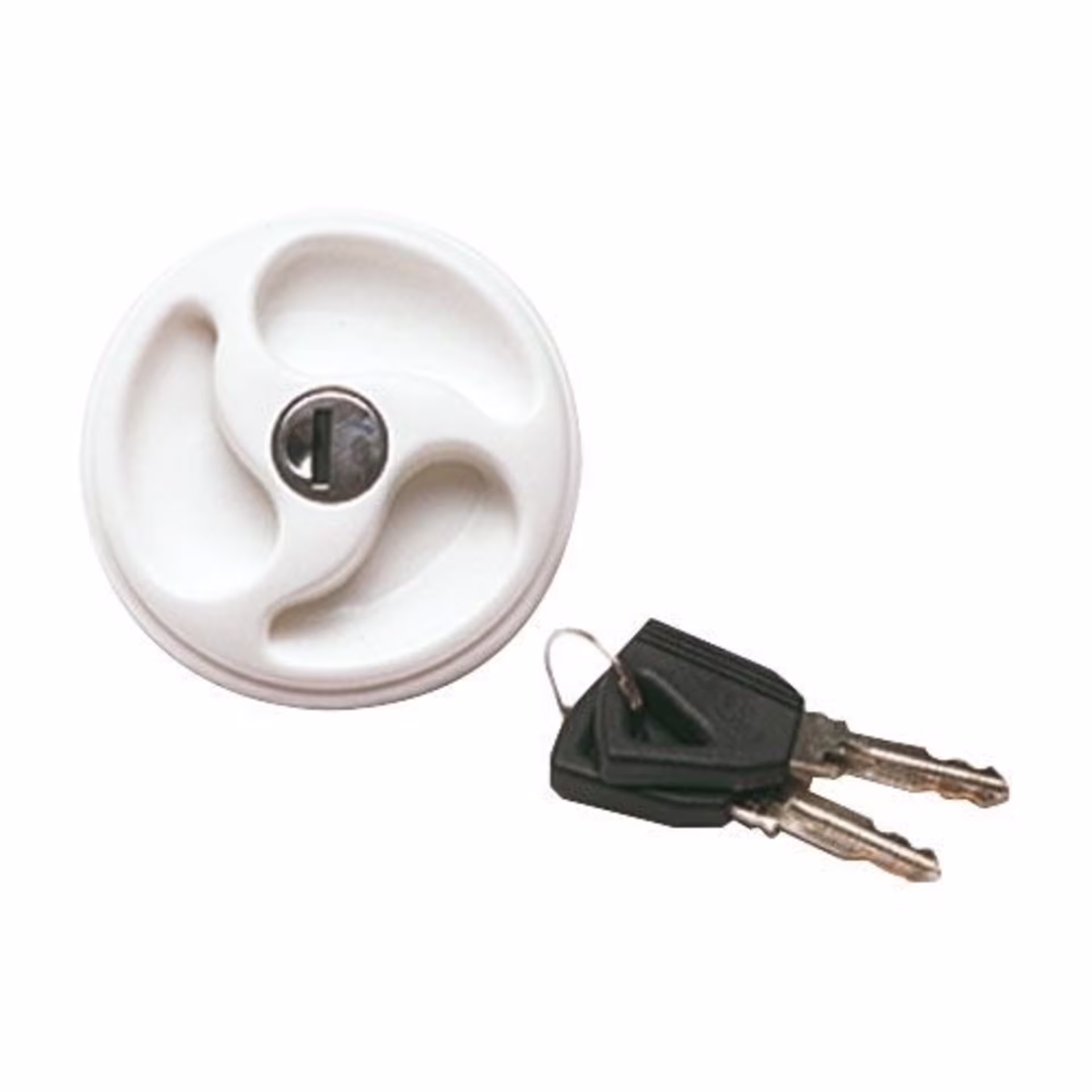 Couvercle de serrure de rechange blanc