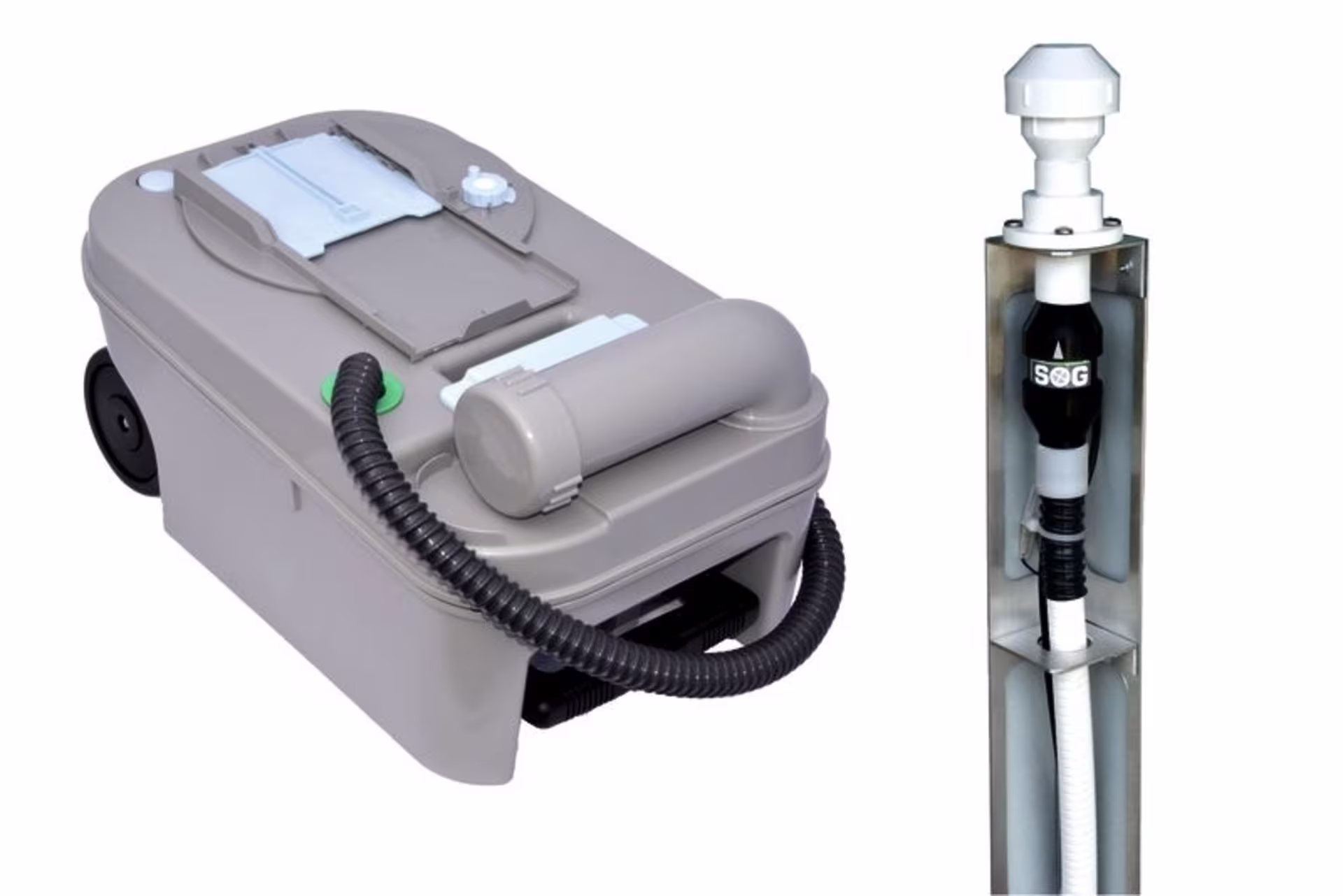 Entlüftungsset für Dometic Saneo Toiletten mit Dachentlüftung