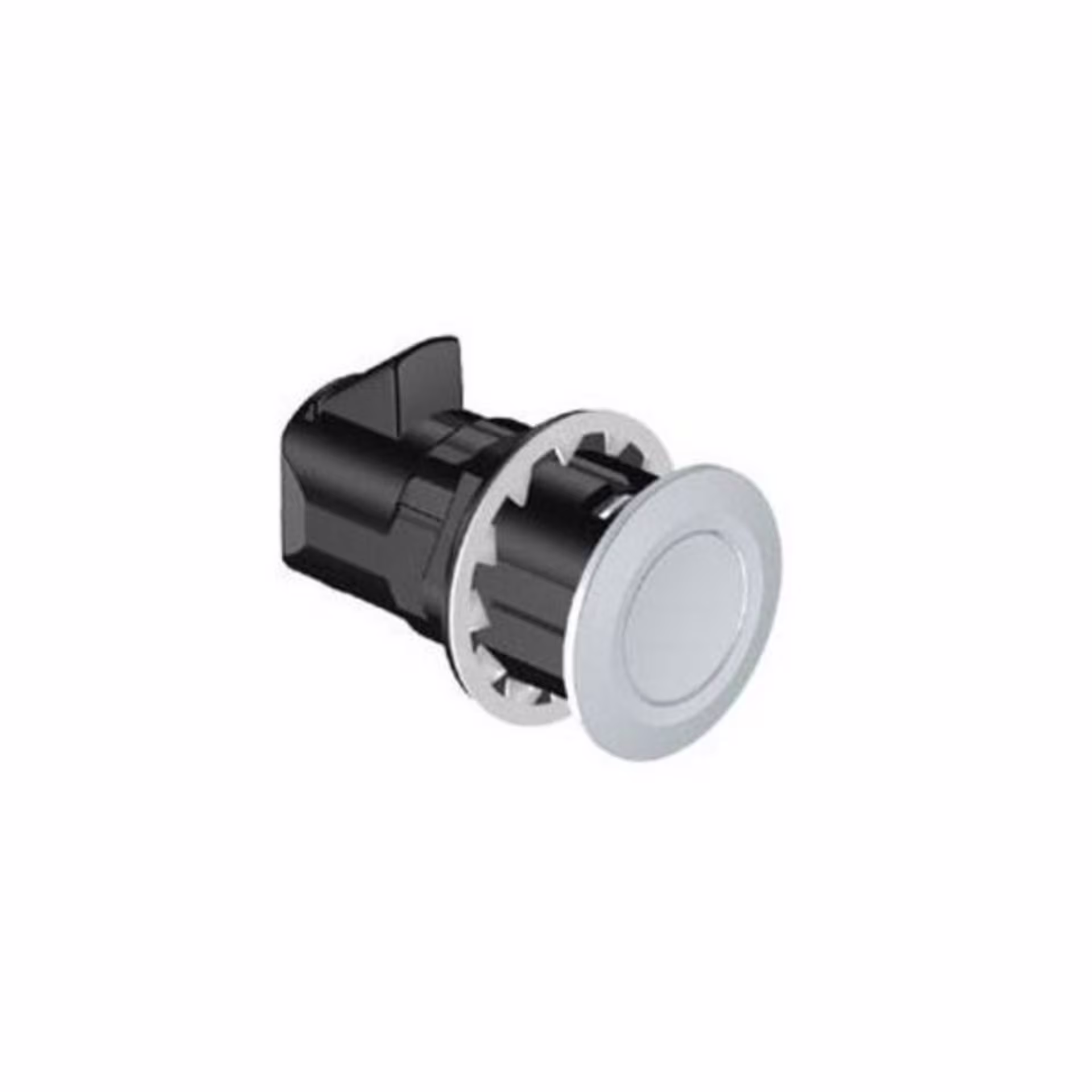 Punkt-Push-Lock 33x38mm in mattem Design