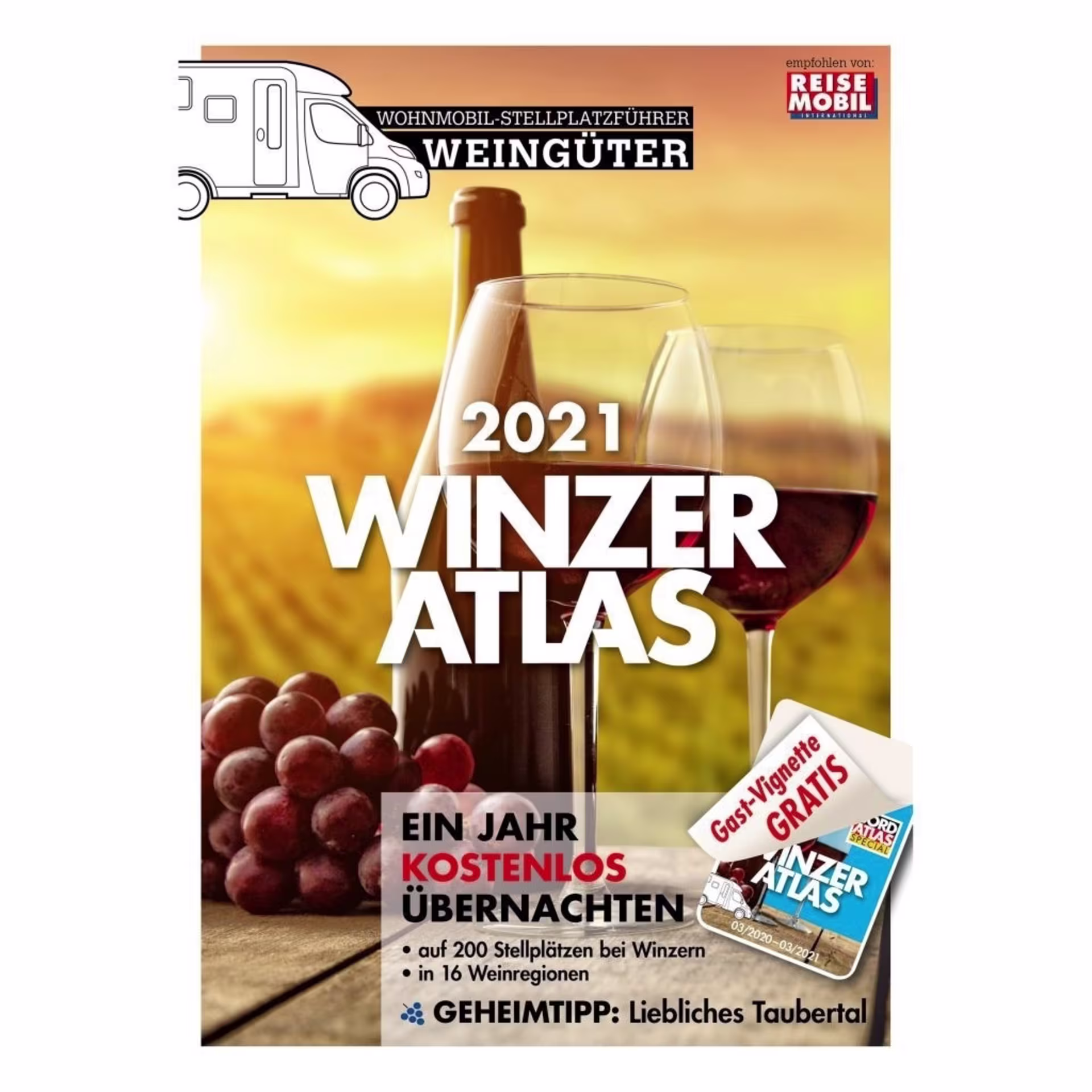 Reisemobil International Winzeratlas Stellplatzführer 2022