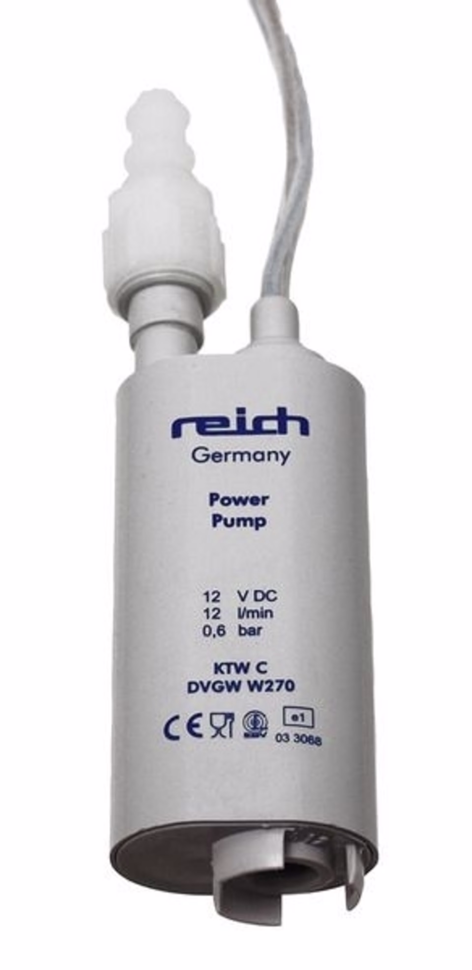 Trinkwasser-Tauchpumpe für Schläuche mit 10/16 mm Durchmesser