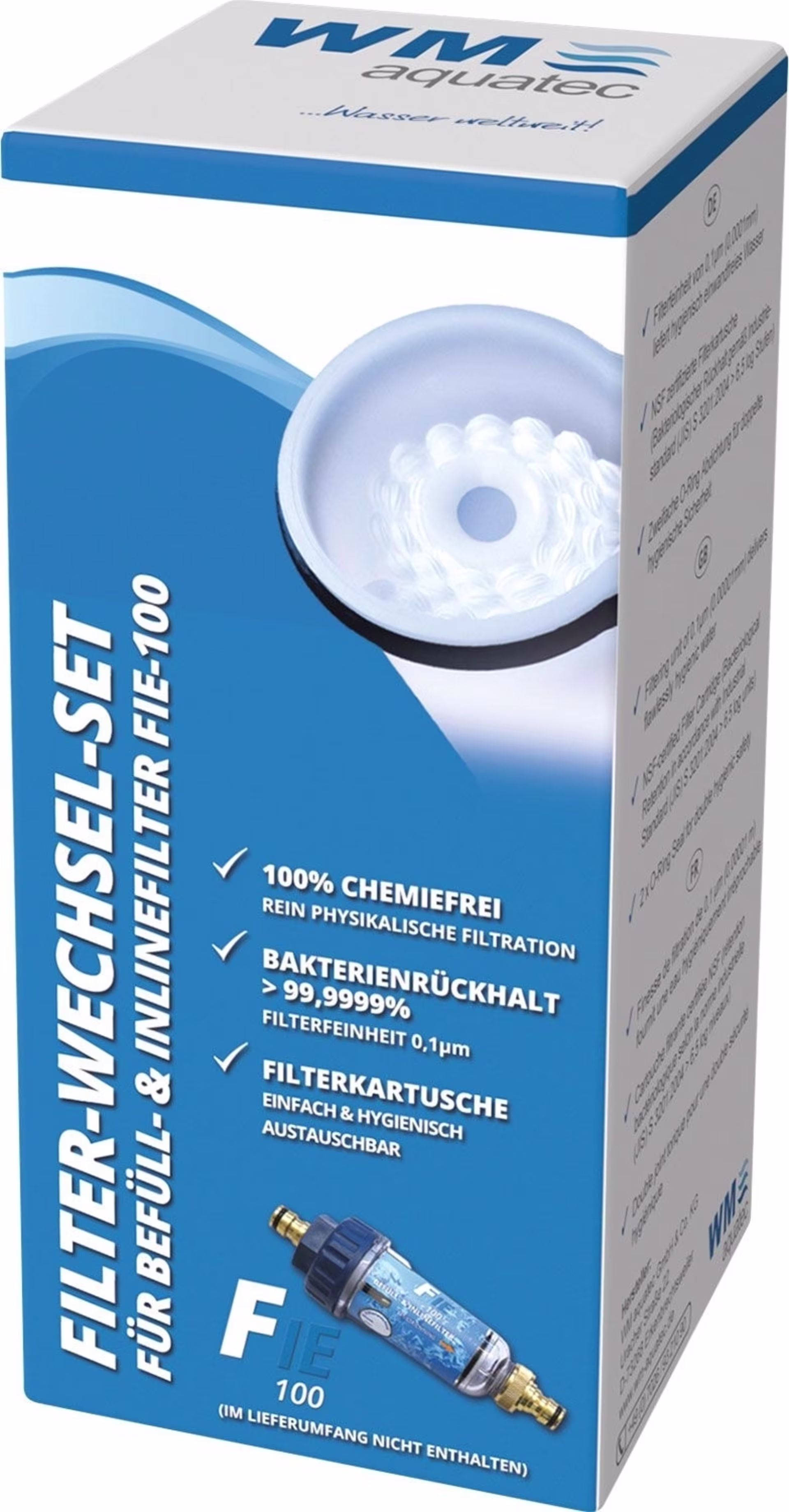 Filter-Wechsel-Set für Inlinefilter FIE-100