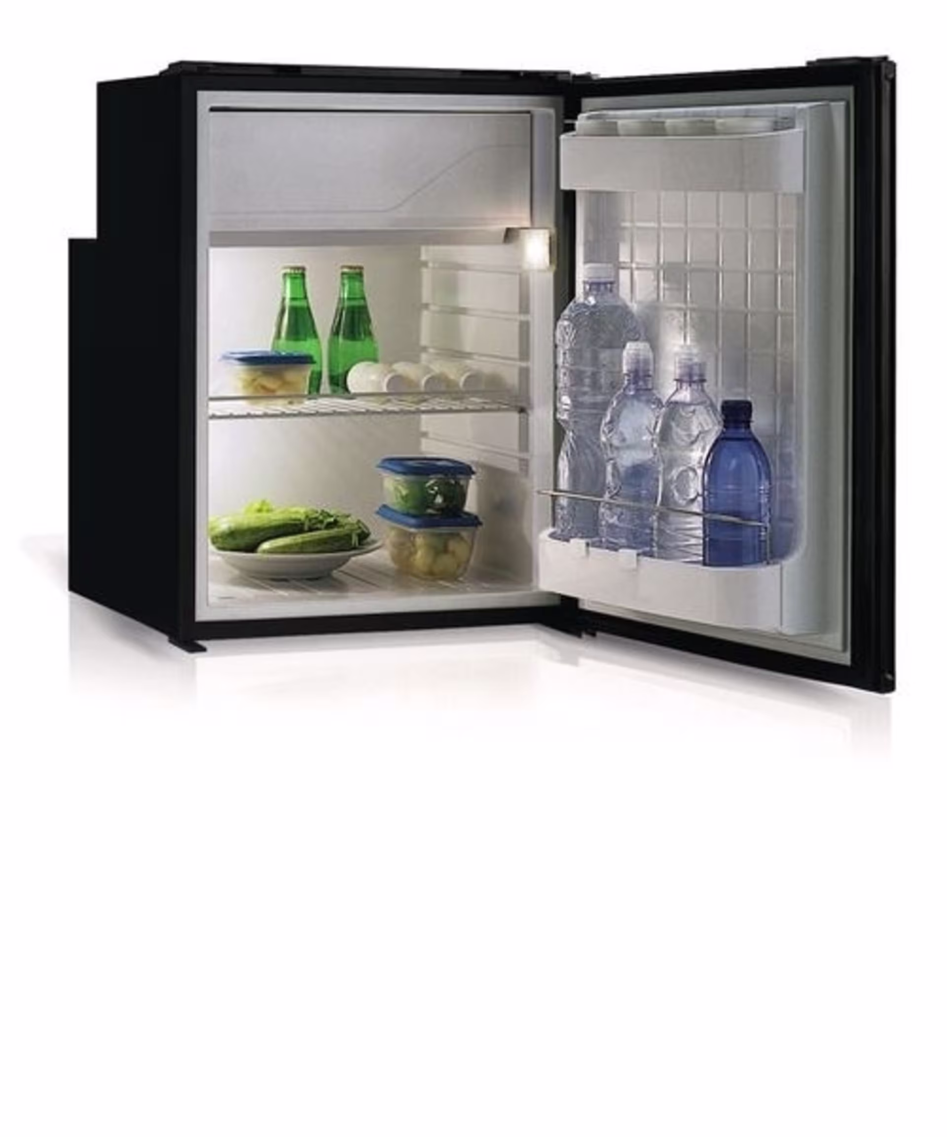 Vitrifrigo C90i Kompressor-Kühlschrank - Grau, 90 Liter mit Airlock-System