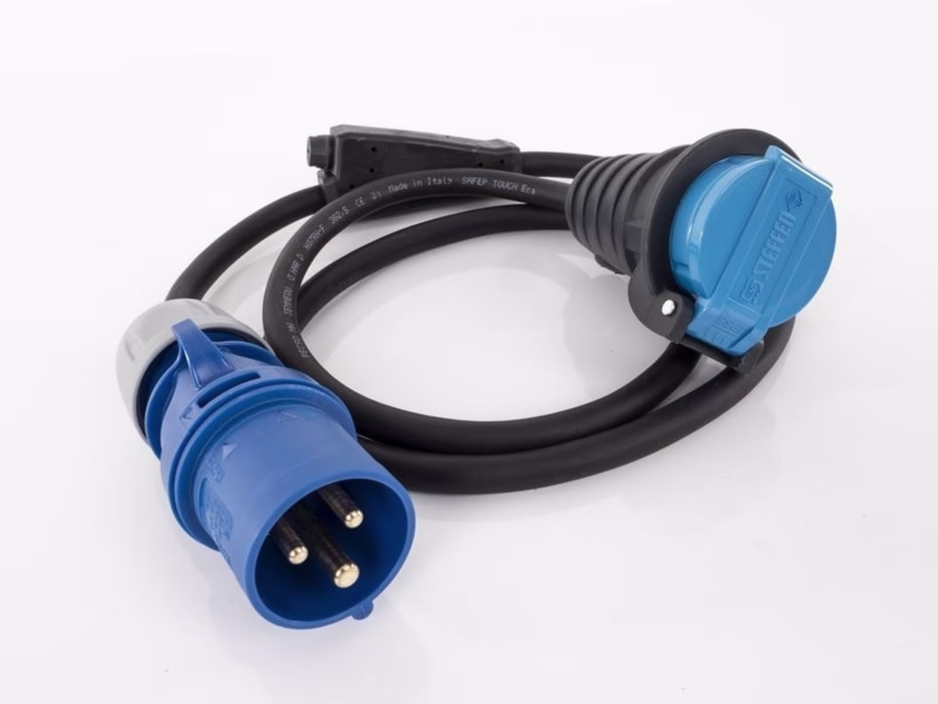 Câble adaptateur CEE Suisse avec fusible 10 A - version Suisse - 1.5 m