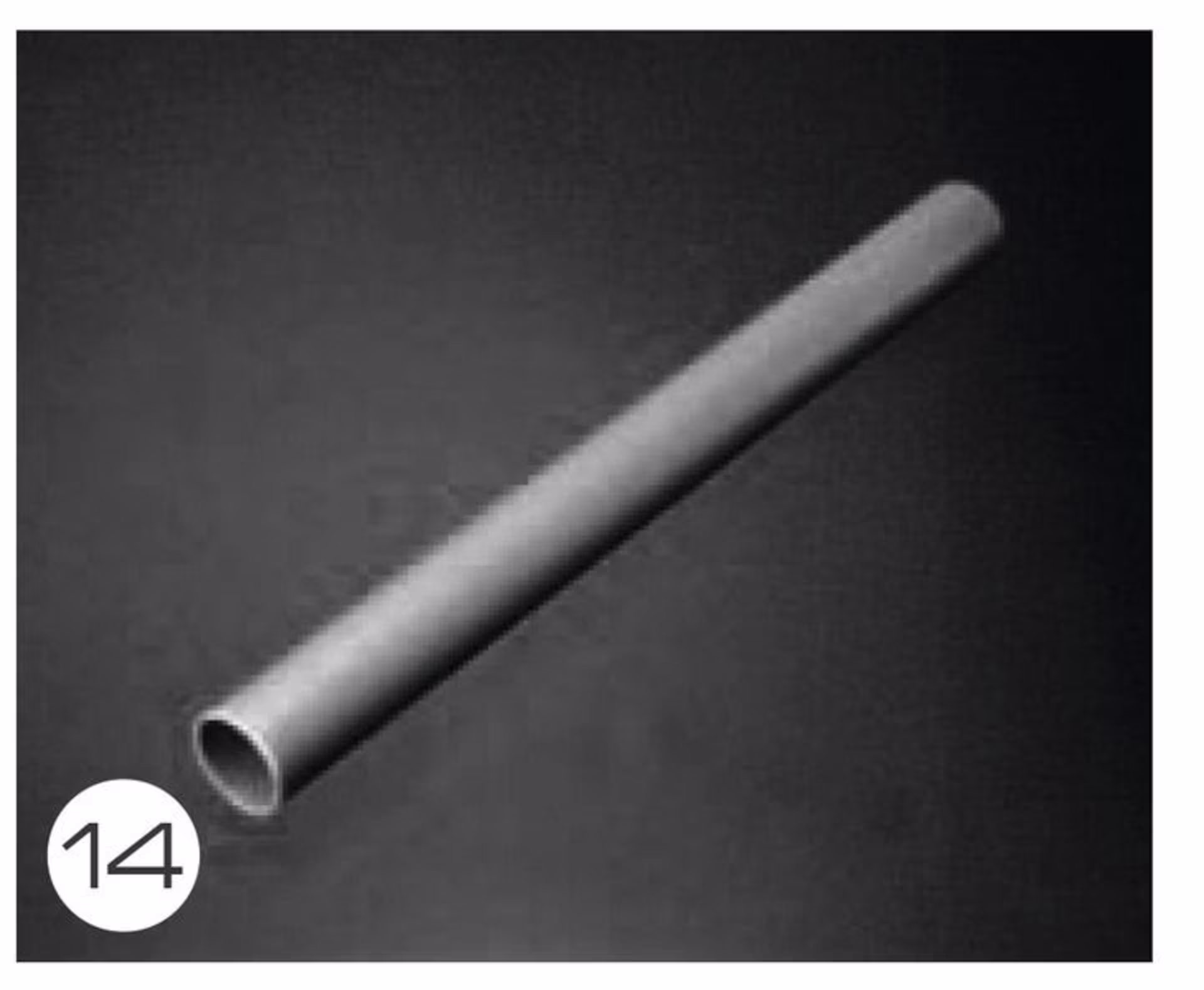 Système de tuyaux d'évacuation de 28 mm de diamètre et 100 cm de long