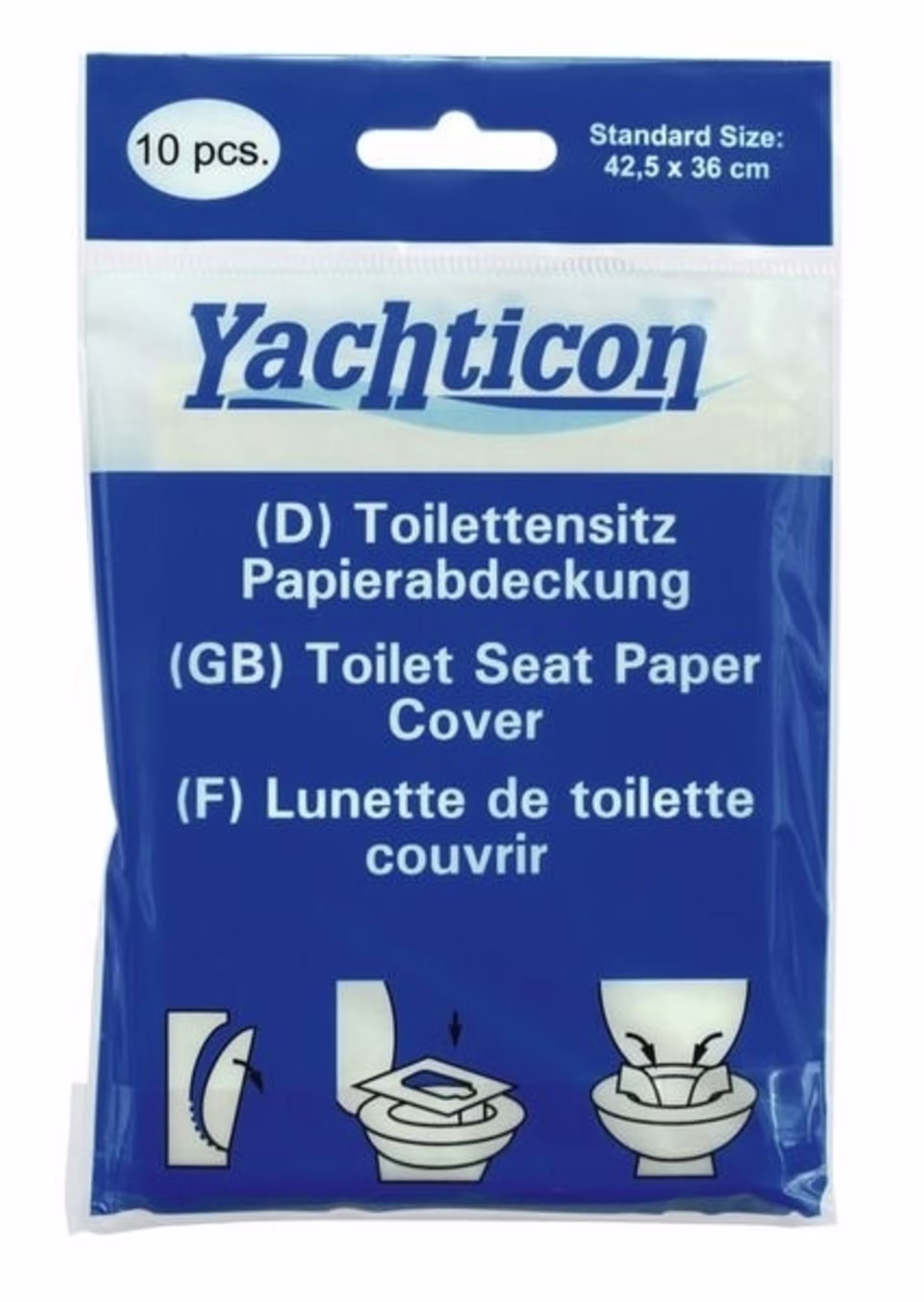 Toilettensitz-Papierabdeckung (10 Stück)