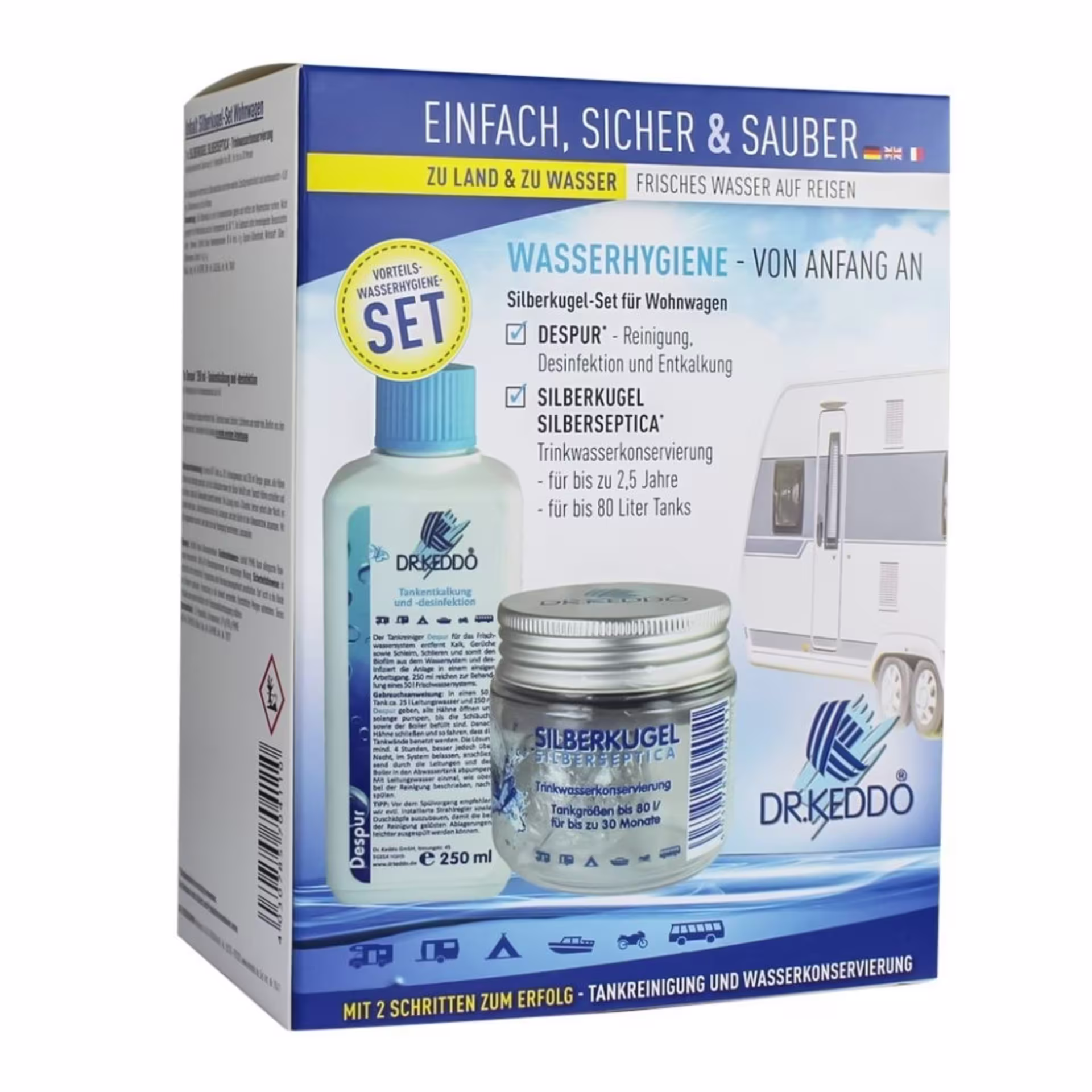 Dr. Keddo Silberkugel-Set