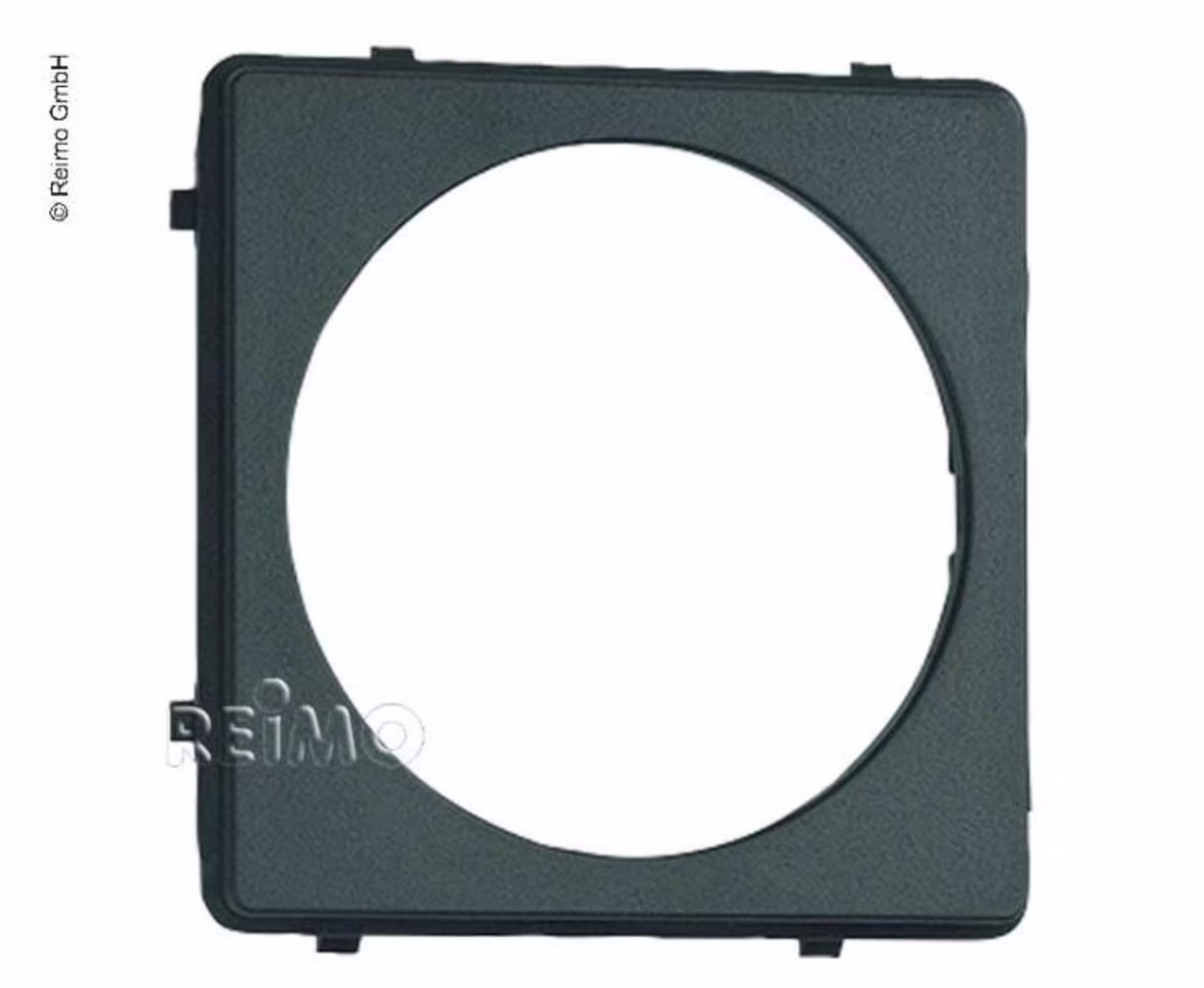 Cadre pour prise de courant en gris ardoise (pour Schuko, SEV et voiture 12V)