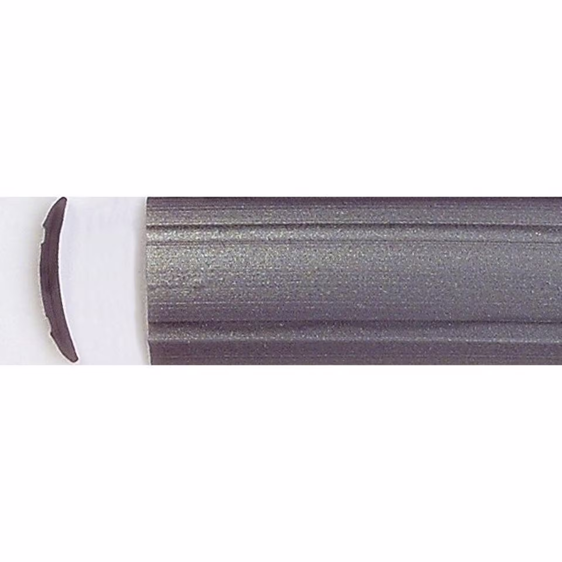 Leistenfüller uni 12 mm silber