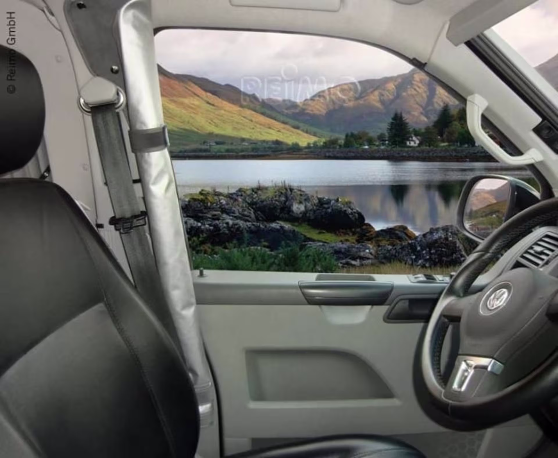 Seitentürvorhänge für VW T5/T6: Verdunkelung in Verbindung mit REMIfront 37409(0)