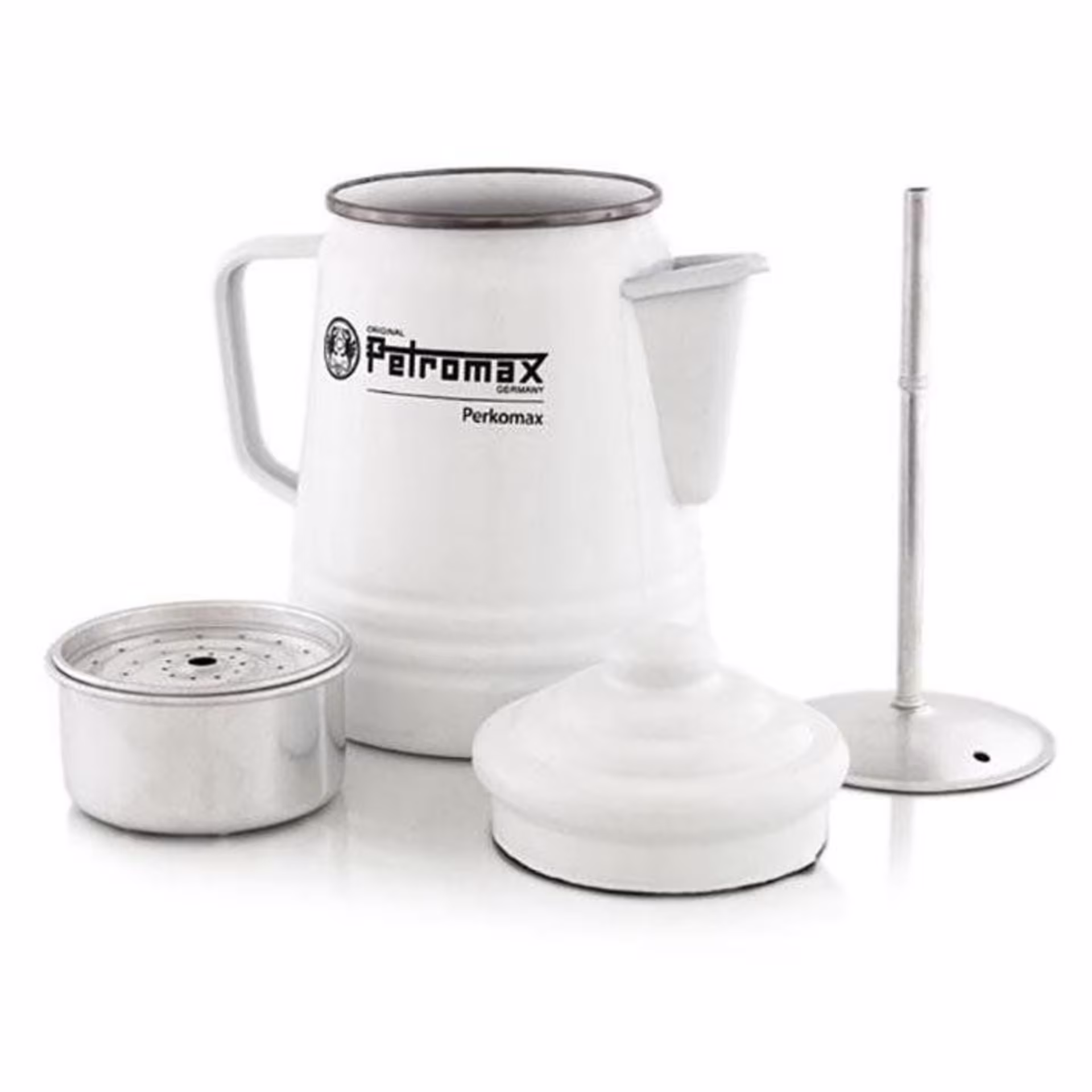 Petromax Perkomax Tee und Kaffee Perkolator 1,3 Liter weiß