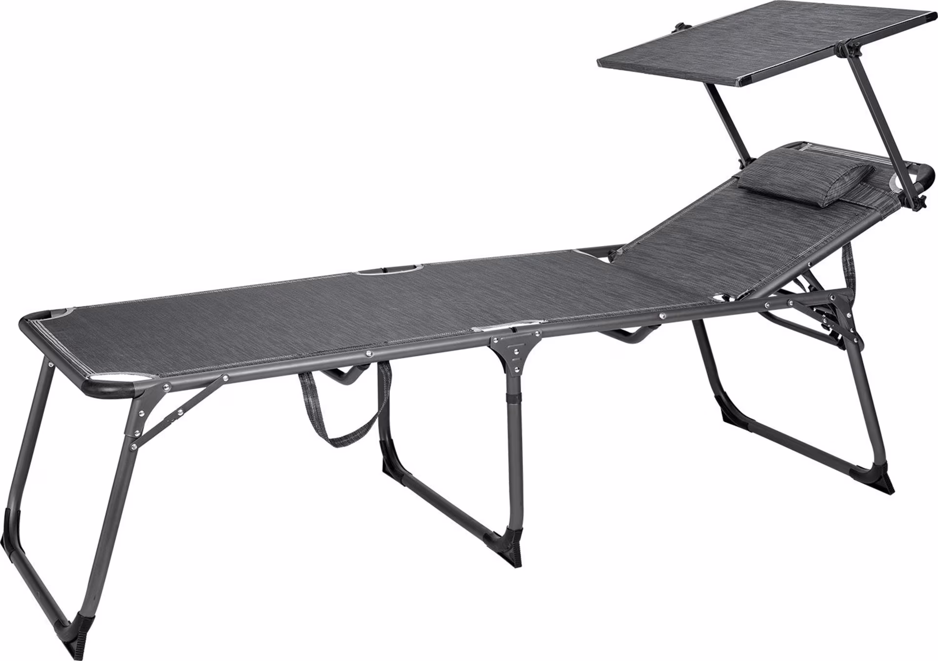 Berger Slimline Dreibein Sonnenliege Anthrazit