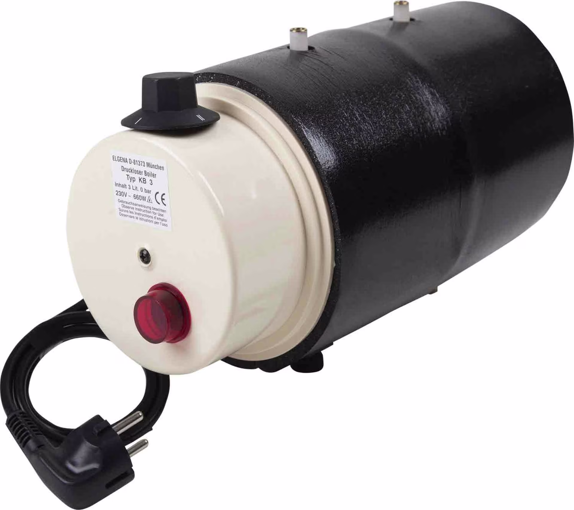Elgena KB3 Petit chauffe-eau sans pression combiné 230 V / 660 W + 12 V / 200 W
