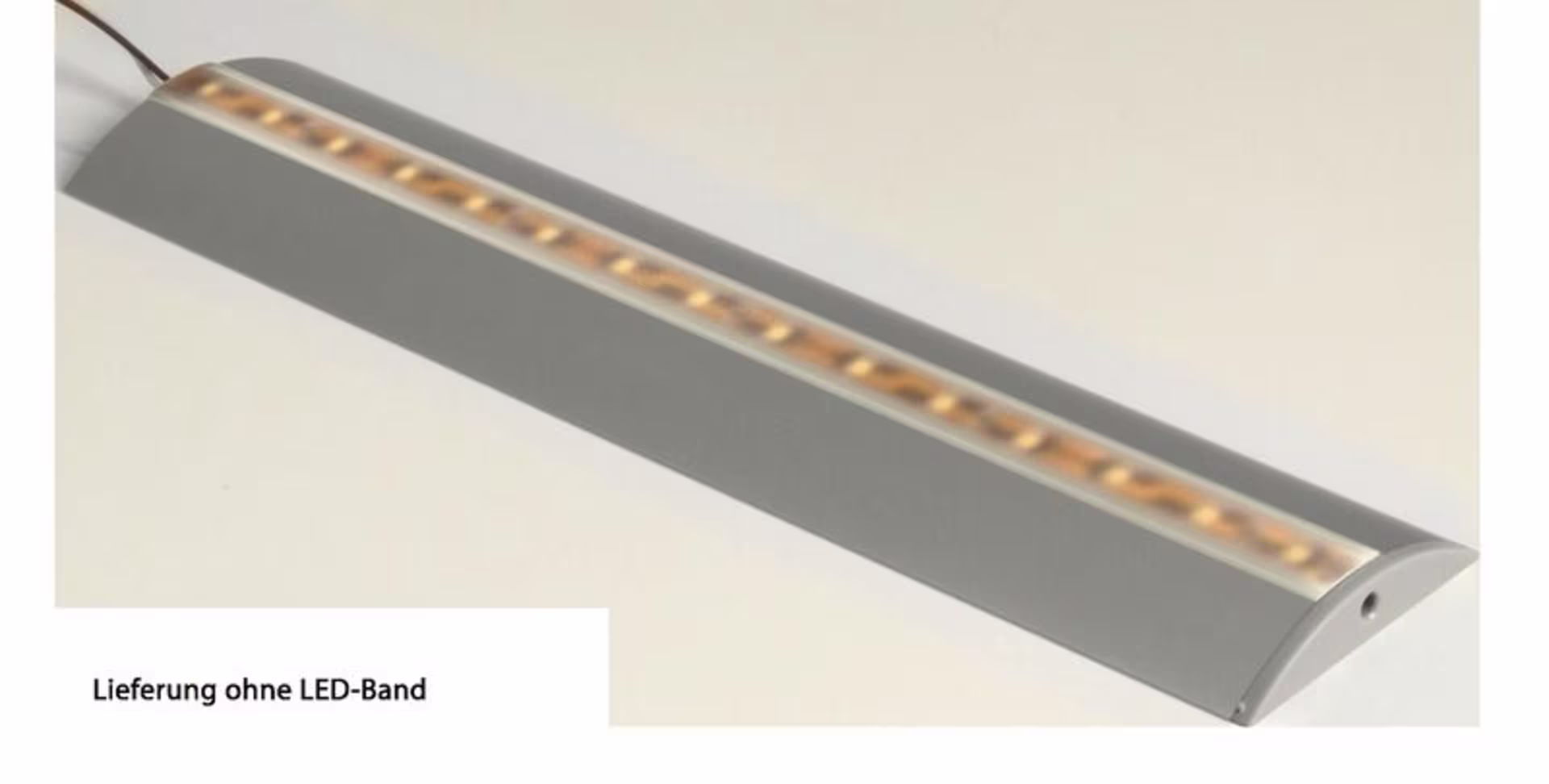 Carbest Aluminium-Profil für LED-Bänder Länge 1.5m halbrund - Alu LED-Profile für Beleuchtungs-Highlights