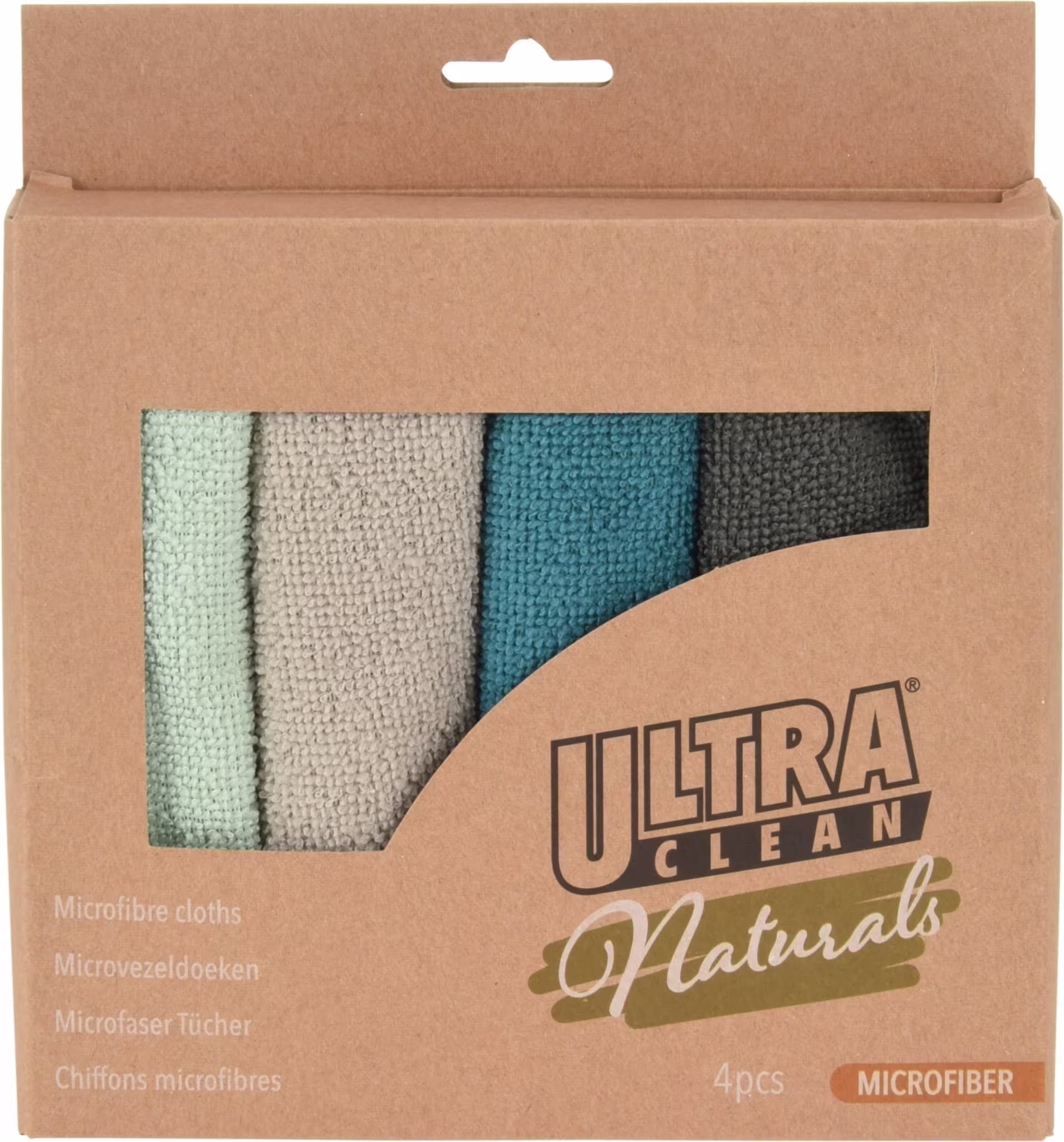Microfasertuch Set - 4er Pack - 30x30cm - 210gsm - 4 Farben
