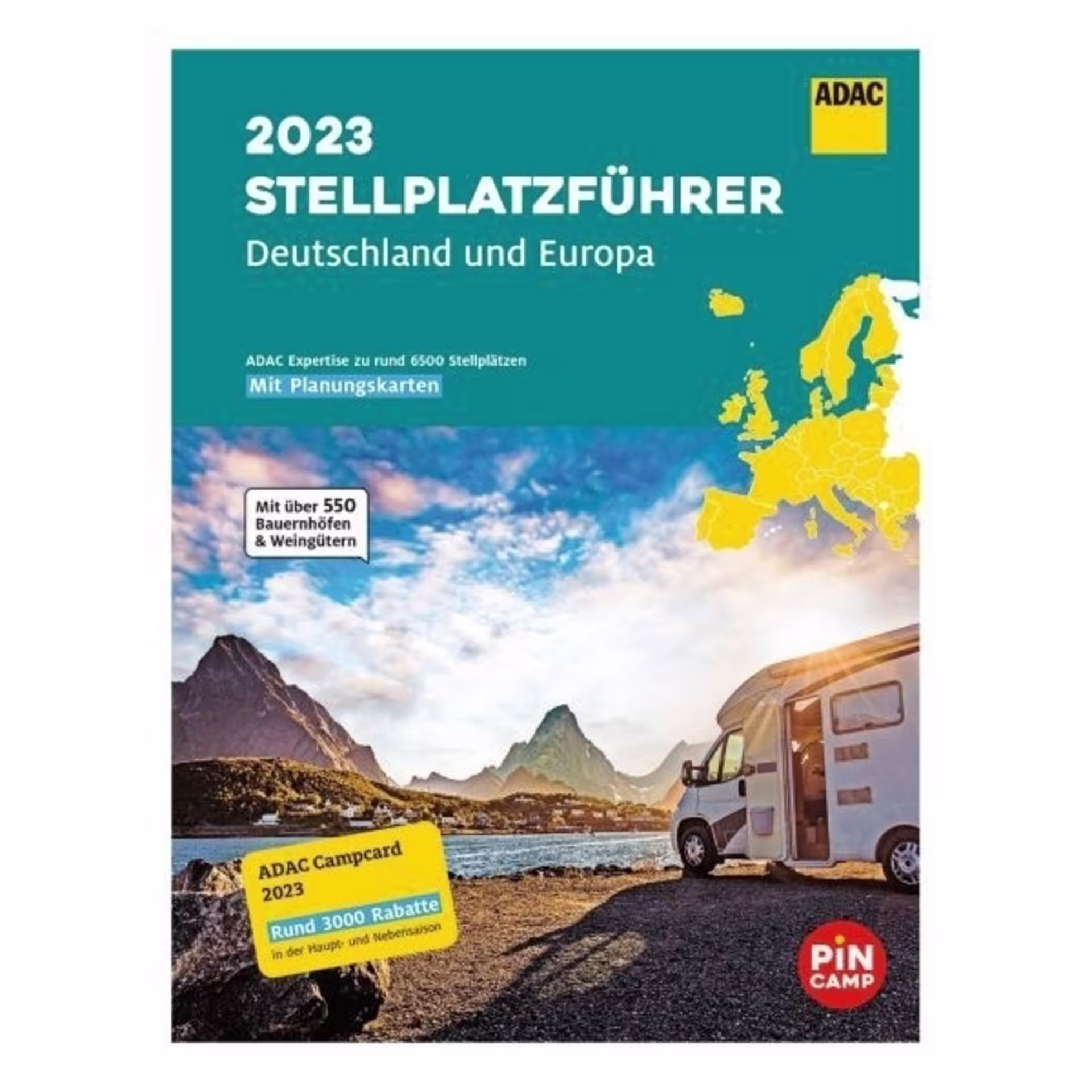 ADAC Stellplatzführer Deutschland & Europa 2022