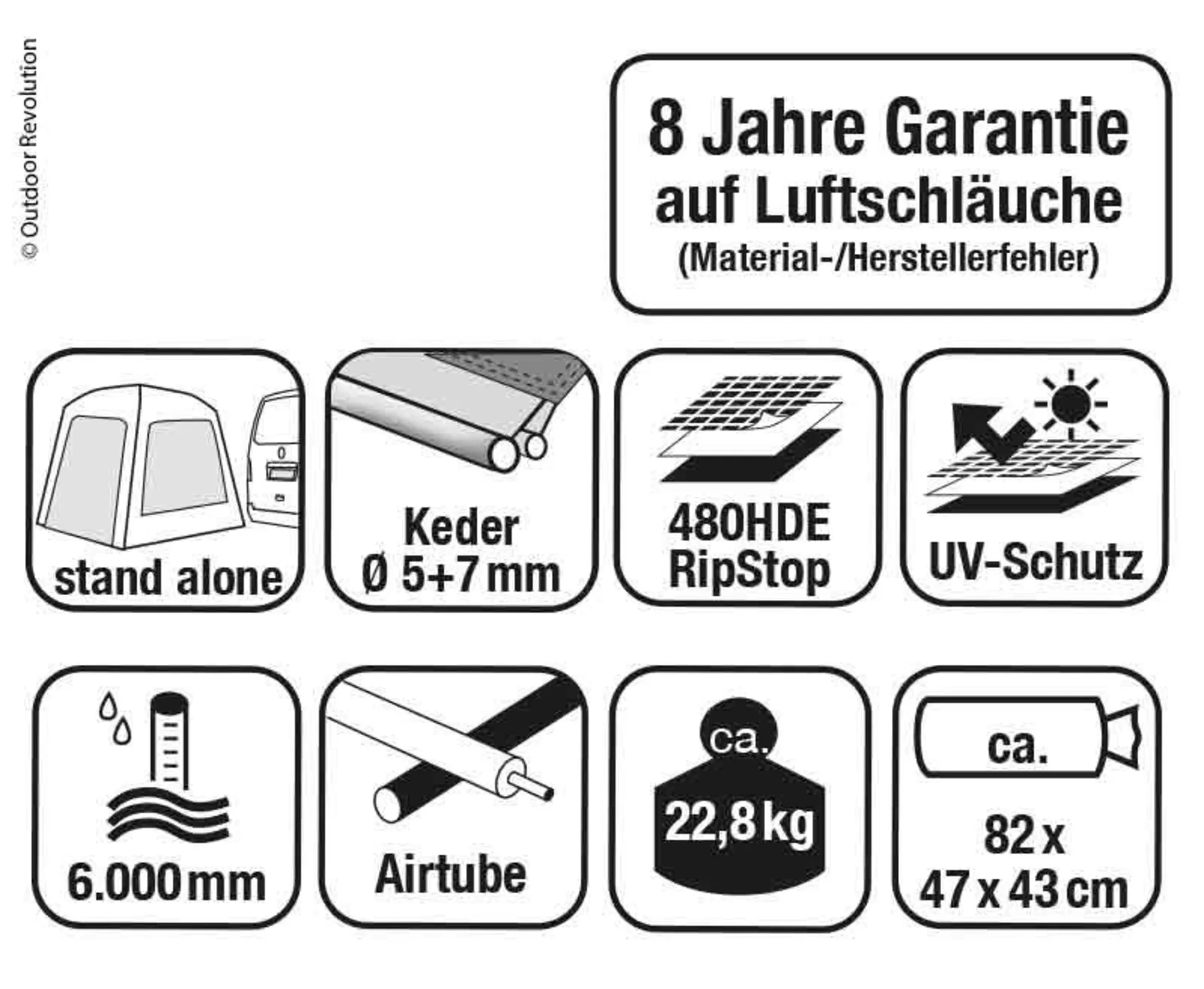 Outdoor Revolution Movelite 1 Busvorzelt