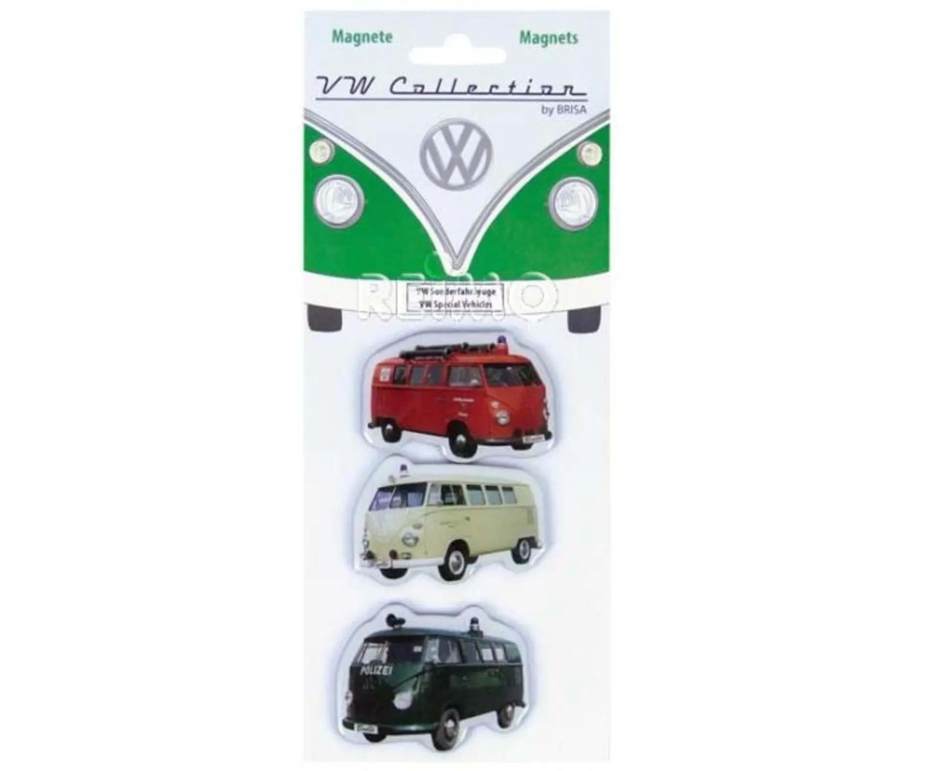 VW Collection T1 Bulli Bus Aimant set de 3 - Véhicules spéciaux