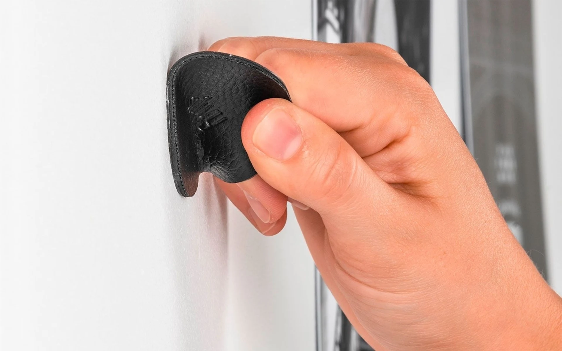 silwy® Flex Crochet magnétique incl. pads métal-nano-gel 5 cm 8 pcs. noir
