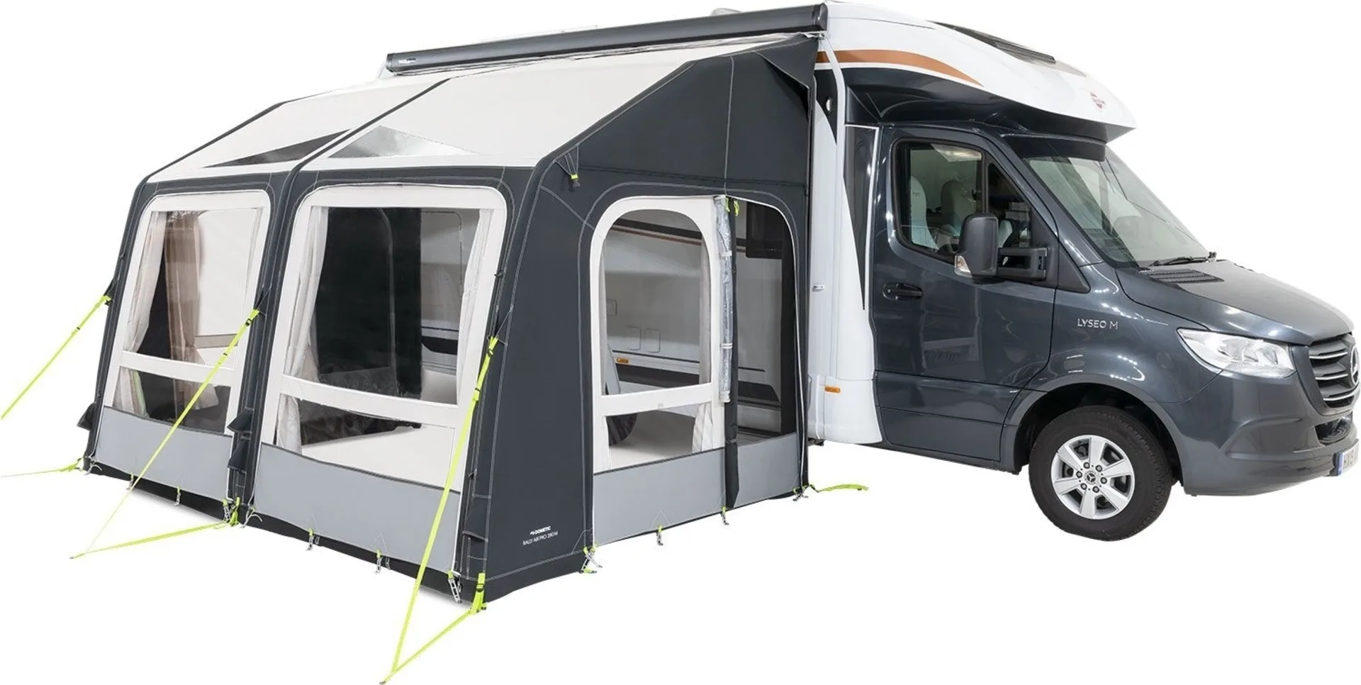Dometic Rally AIR Pro 390 M Aufblasbares statisches Vorzelt Breite 3,9 m Anbauhöhe 265 - 295 cm