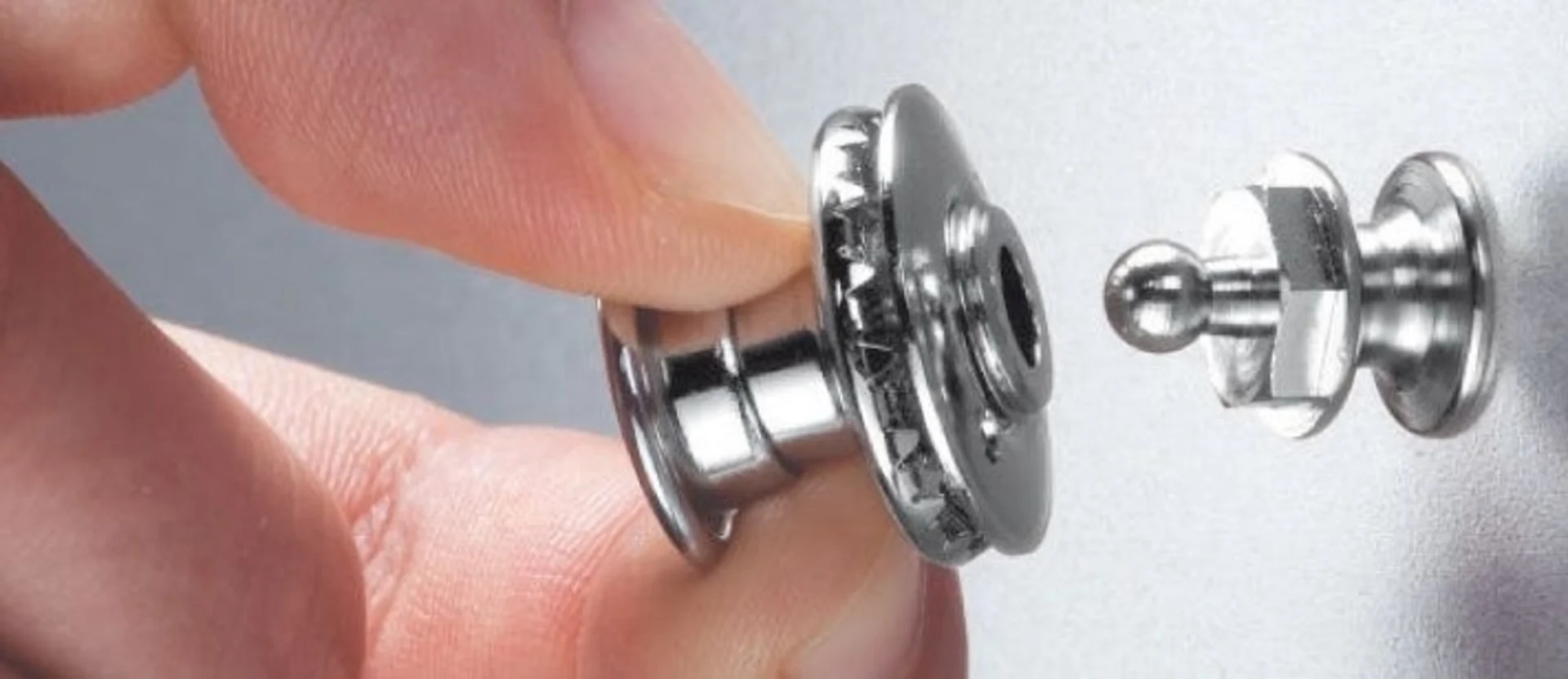 Boutons-pression de sécurité Hindermann Loxx, lot de 5