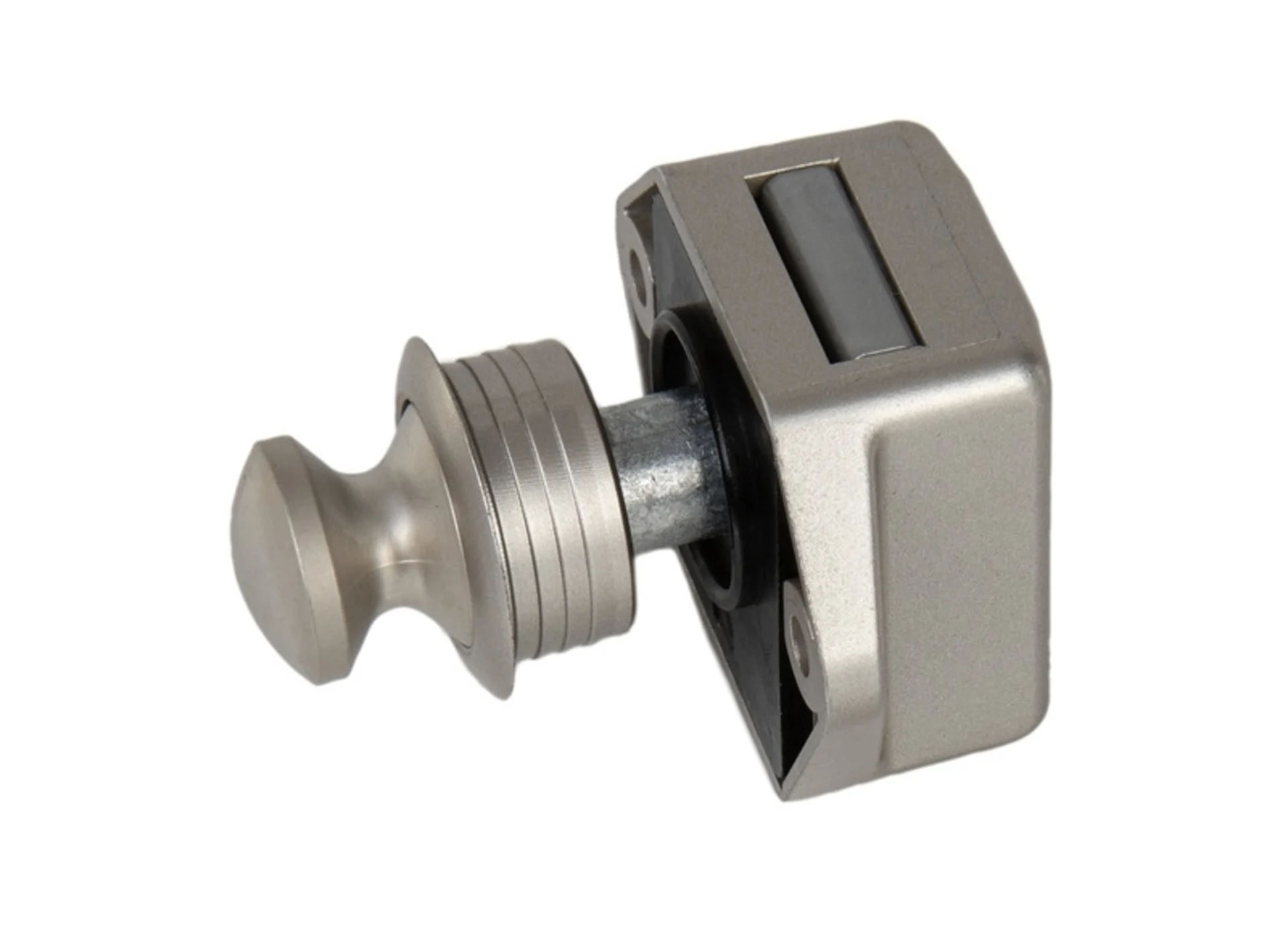 Möbelschloß Push Lock Mini - Vernickelt