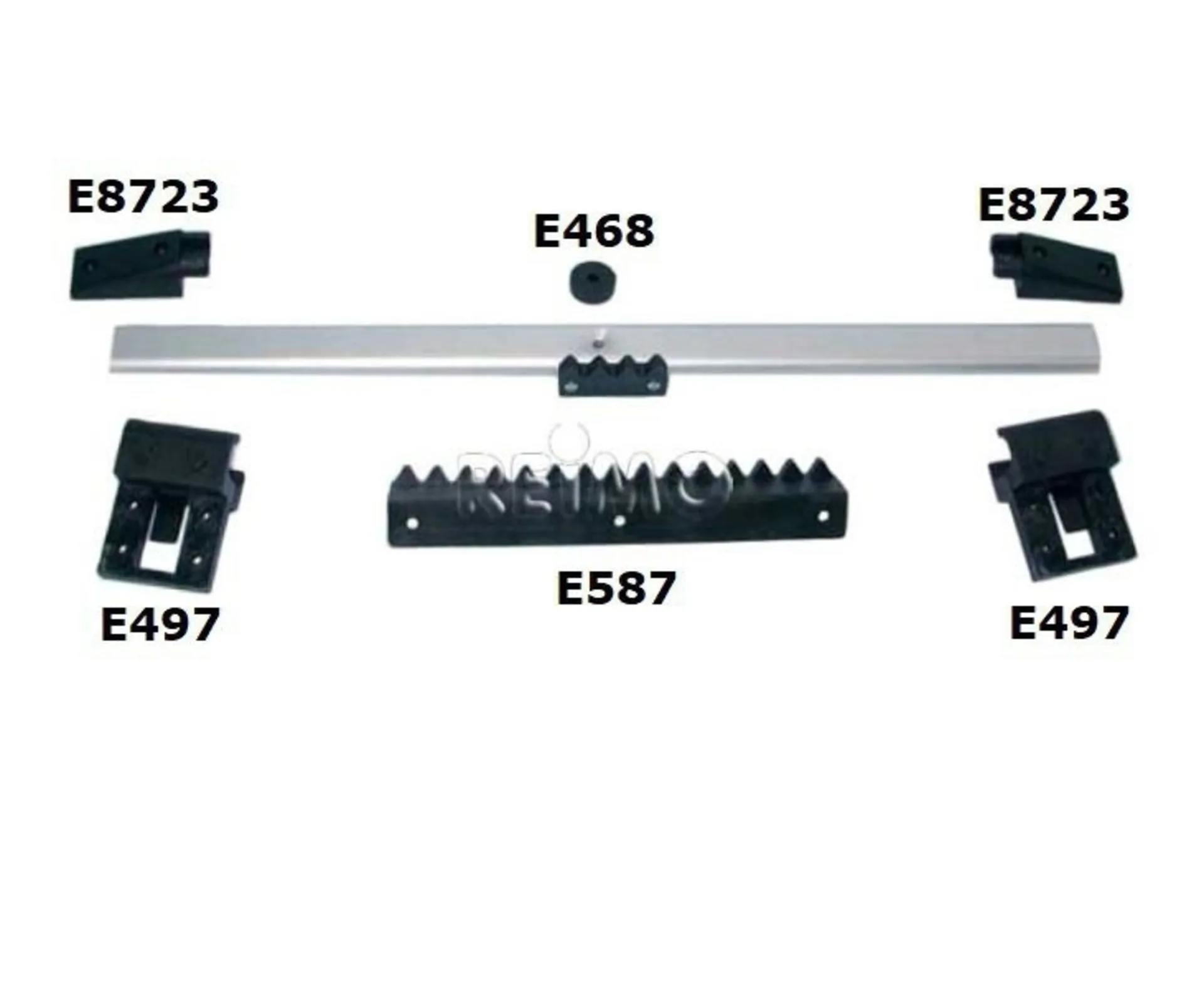 Glissière de table Stilo 57034 - Glissière à crans pièce de rechange