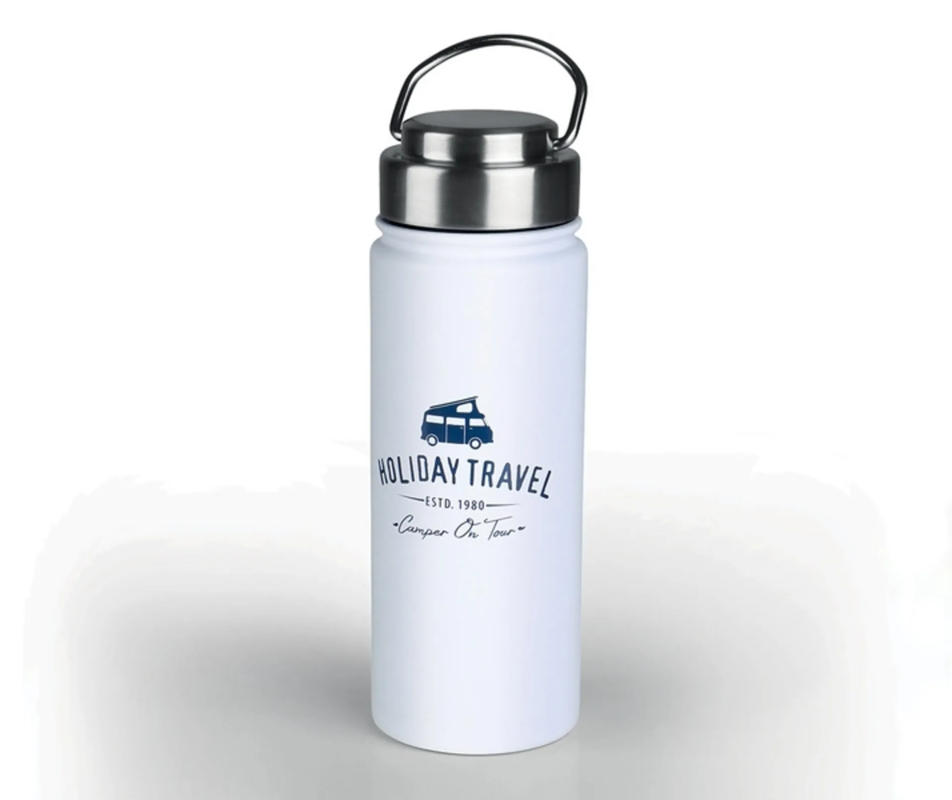 Holiday Travel Vacuumflasche - Edelstahl - 500 ml - Weiß
