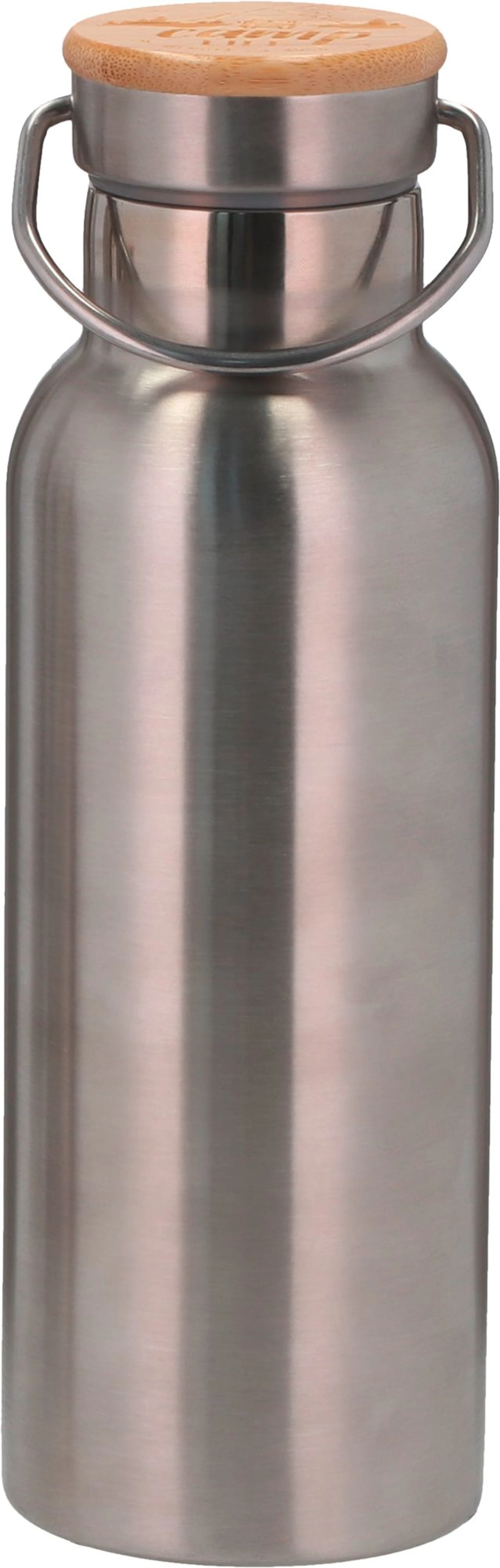 Camplife Isolierflasche mit Bambusdeckel 500 ml