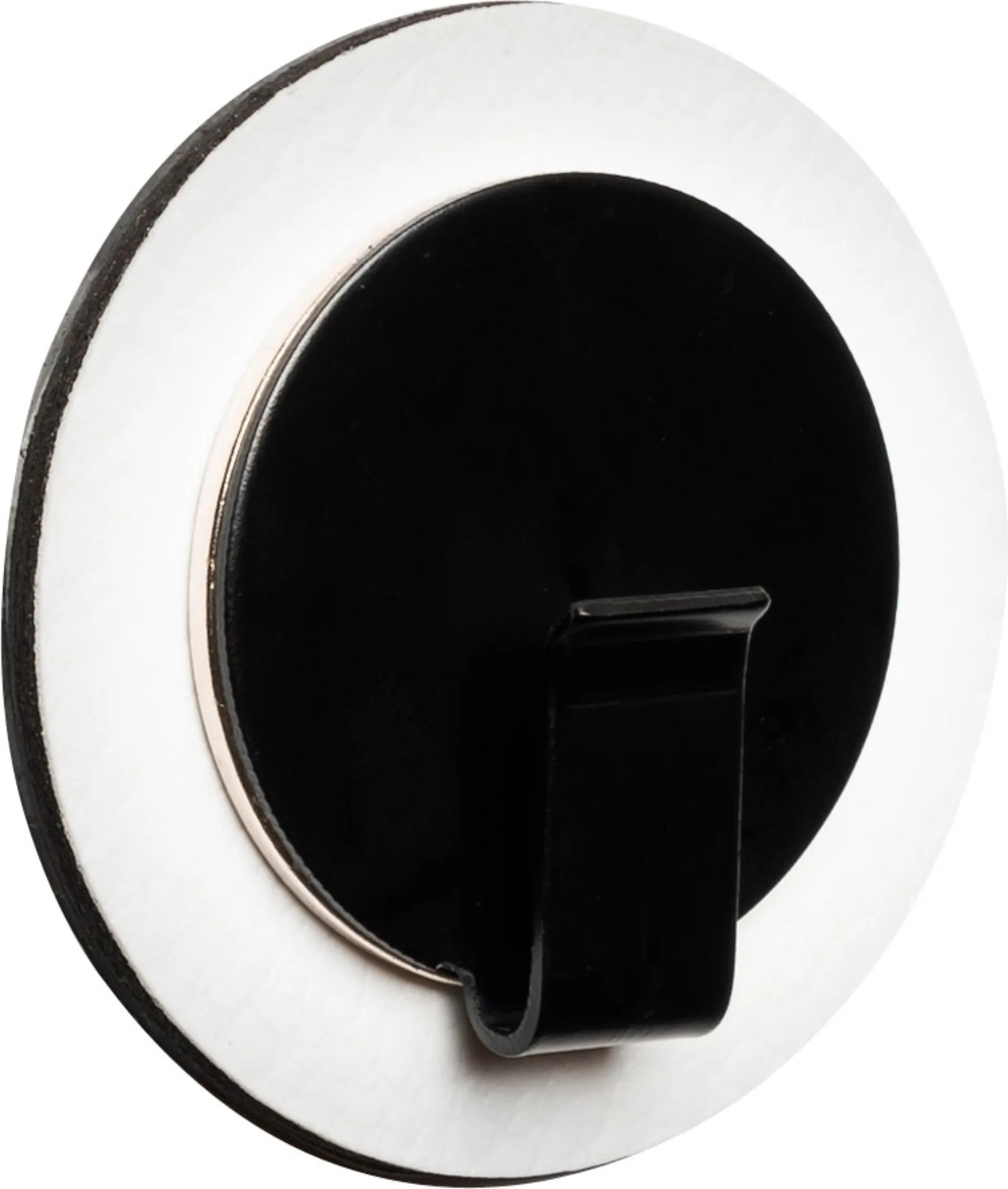 silwy® Clever Crochet magnétique incl. métal Nano Gel Pad Blanc / Noir