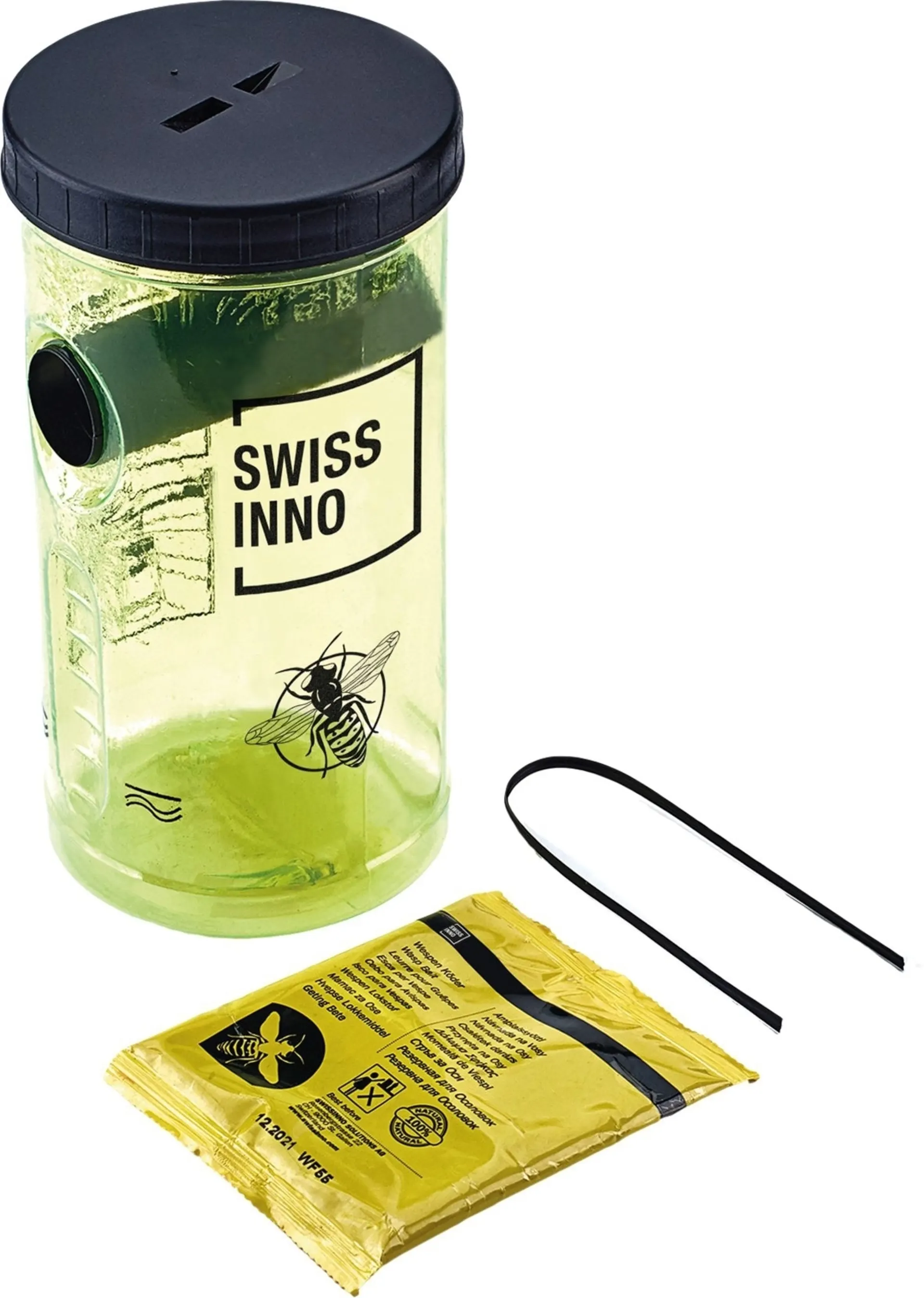 Piège à guêpes Swissinno, appât inclus -sans poison-