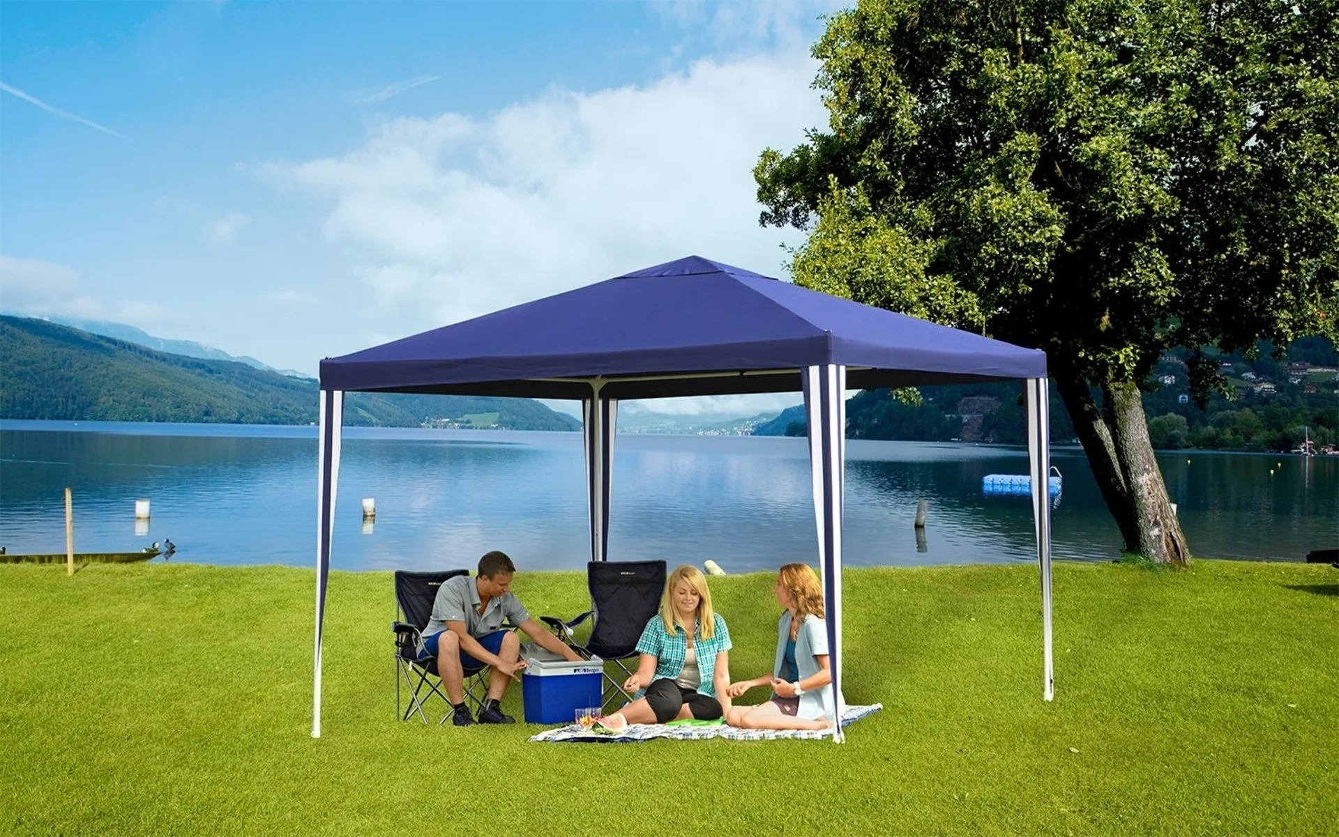 Steck-Pavillon 3x3m