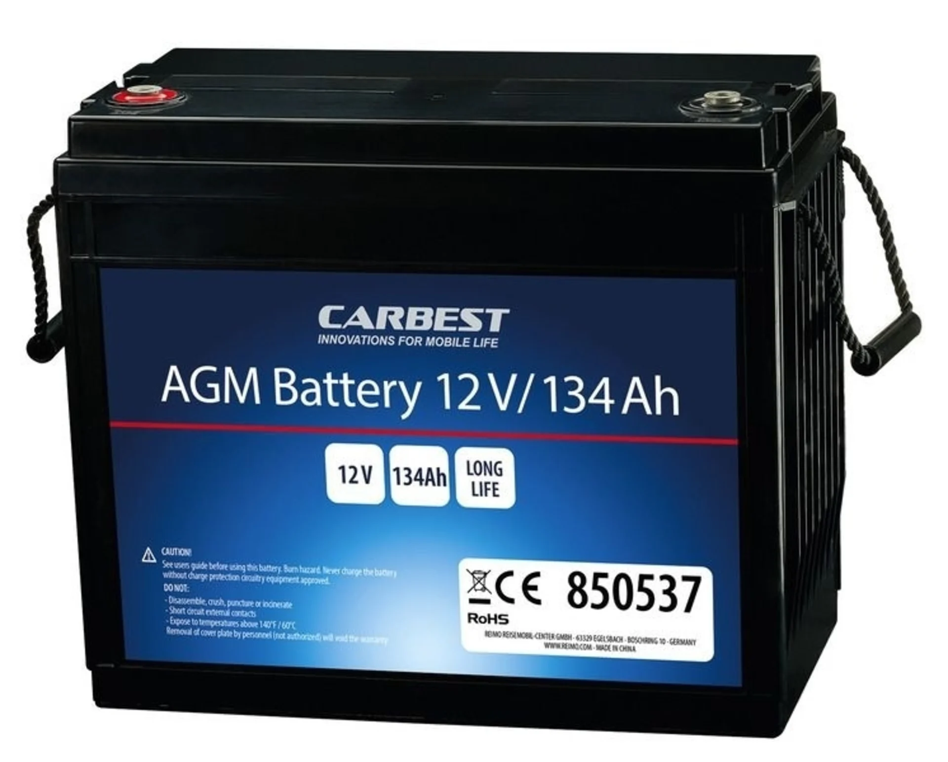 AGM-Power Line Batterie 134 Ah für Reisemobile