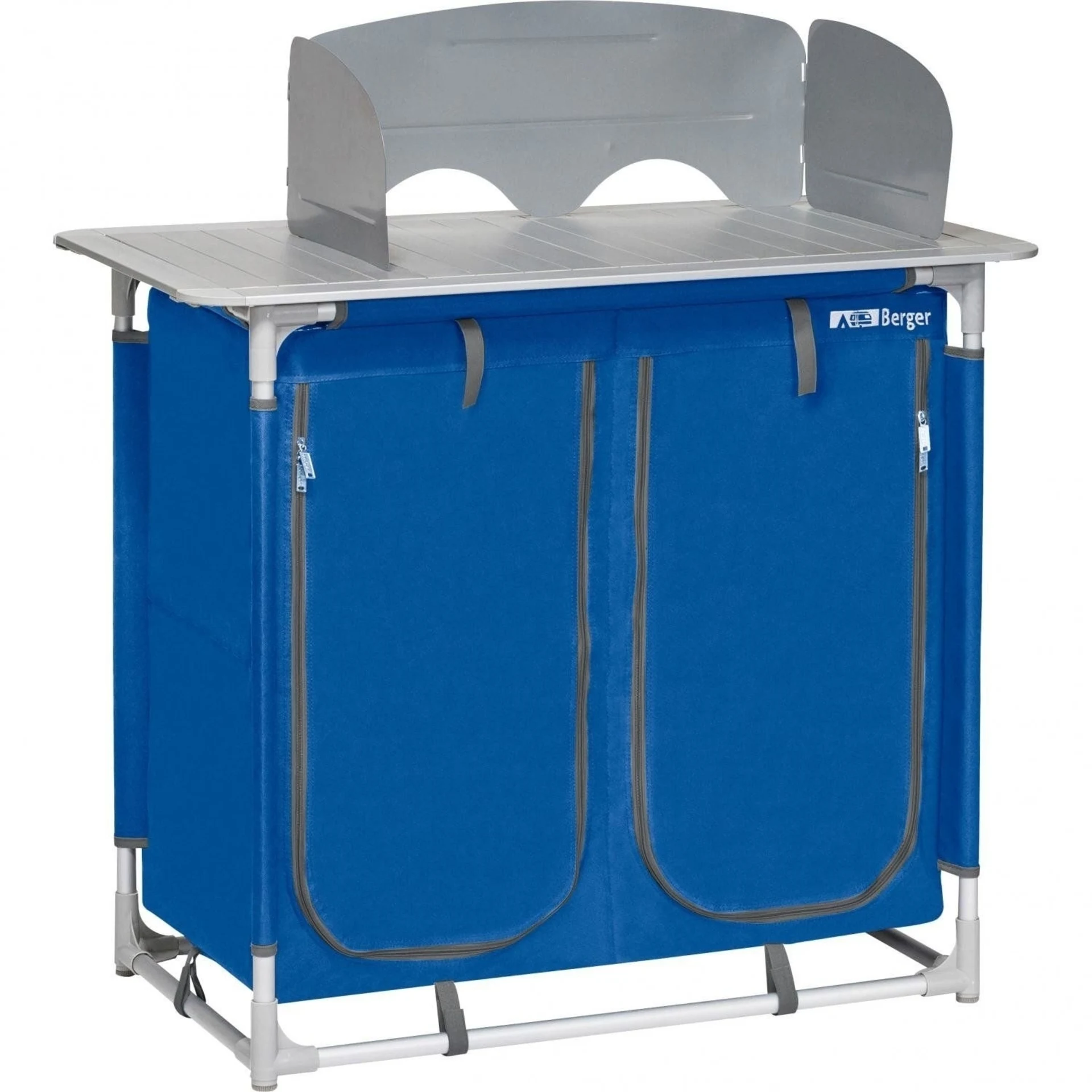 Berger Küchenbox 4 Fächer blau