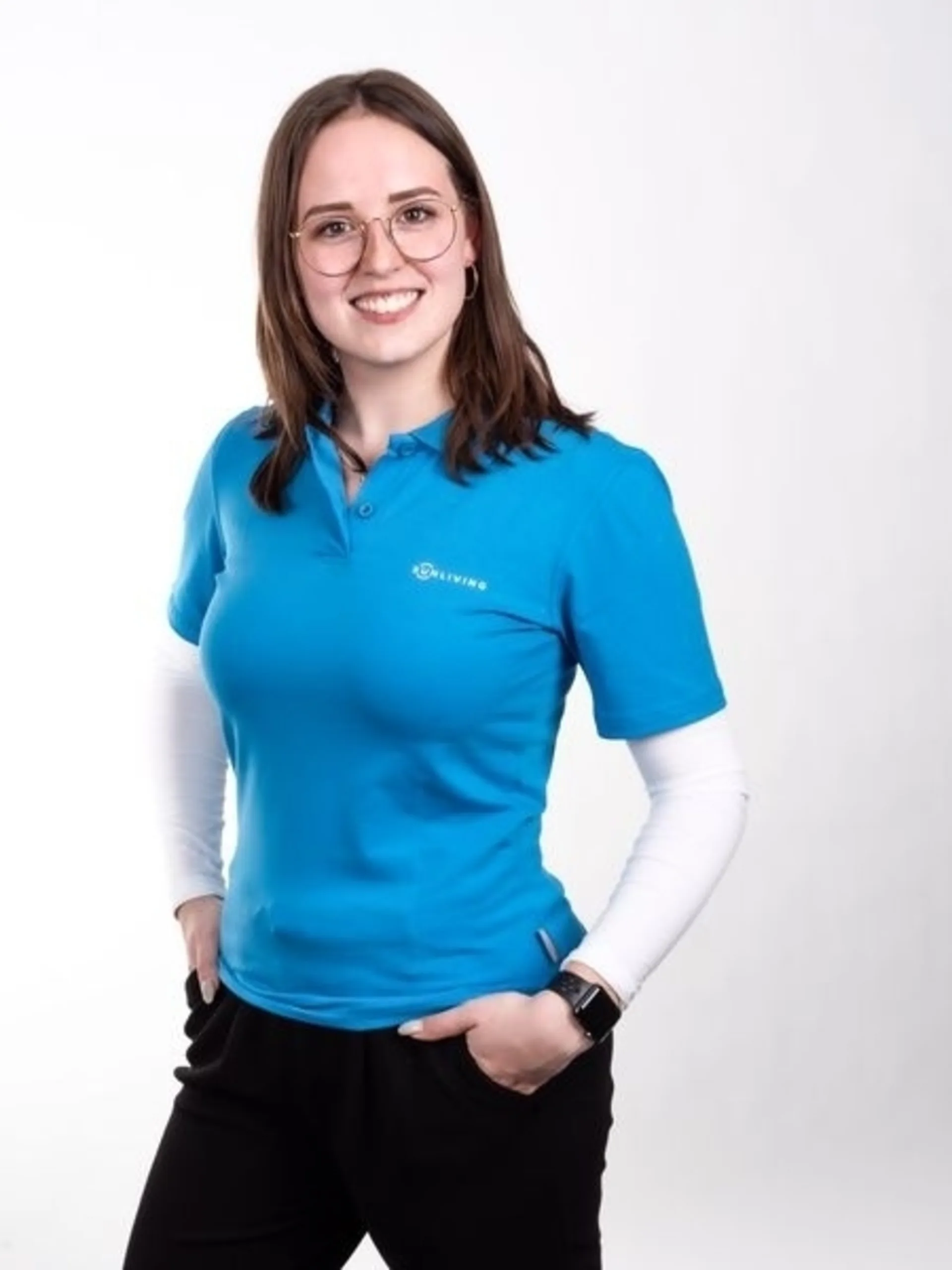 Polo SunLiving pour femme en bleu, taille S